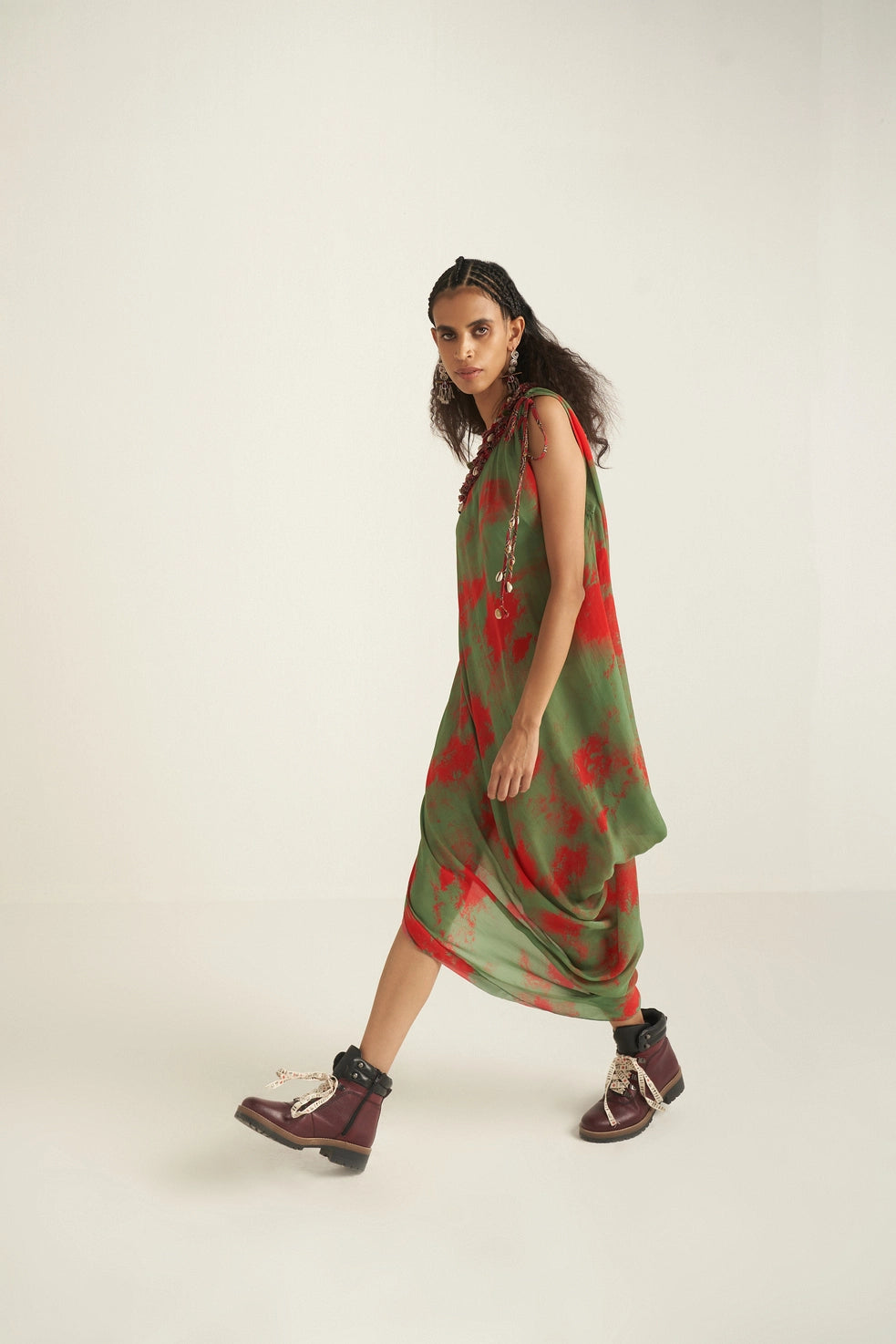 RASA ONE SHOULDER DRESS