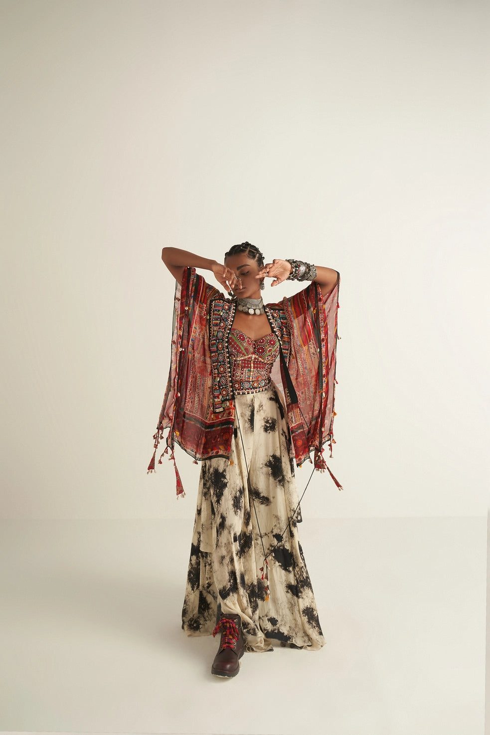 VENI DUPATTA JACKET SET