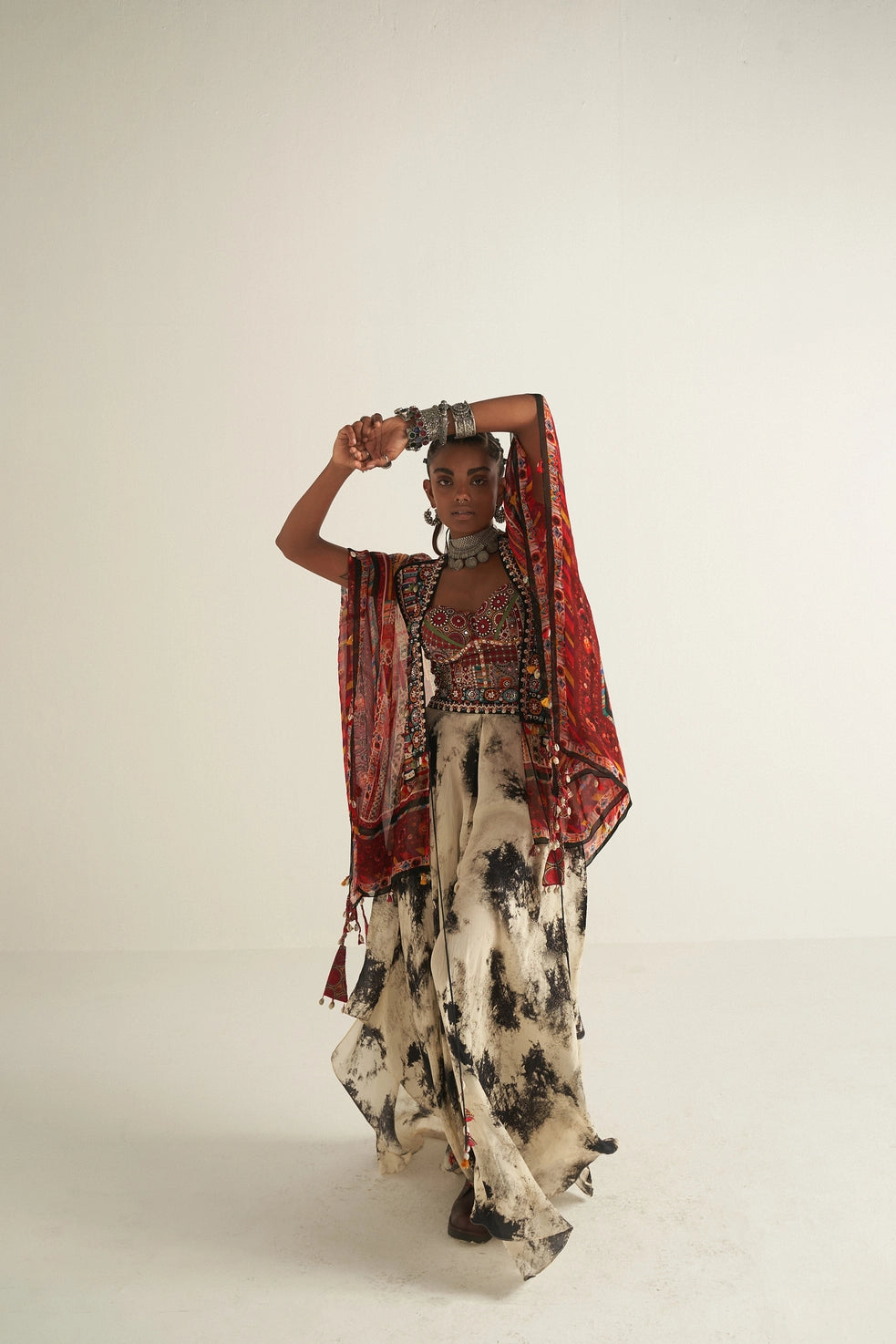 VENI DUPATTA JACKET SET