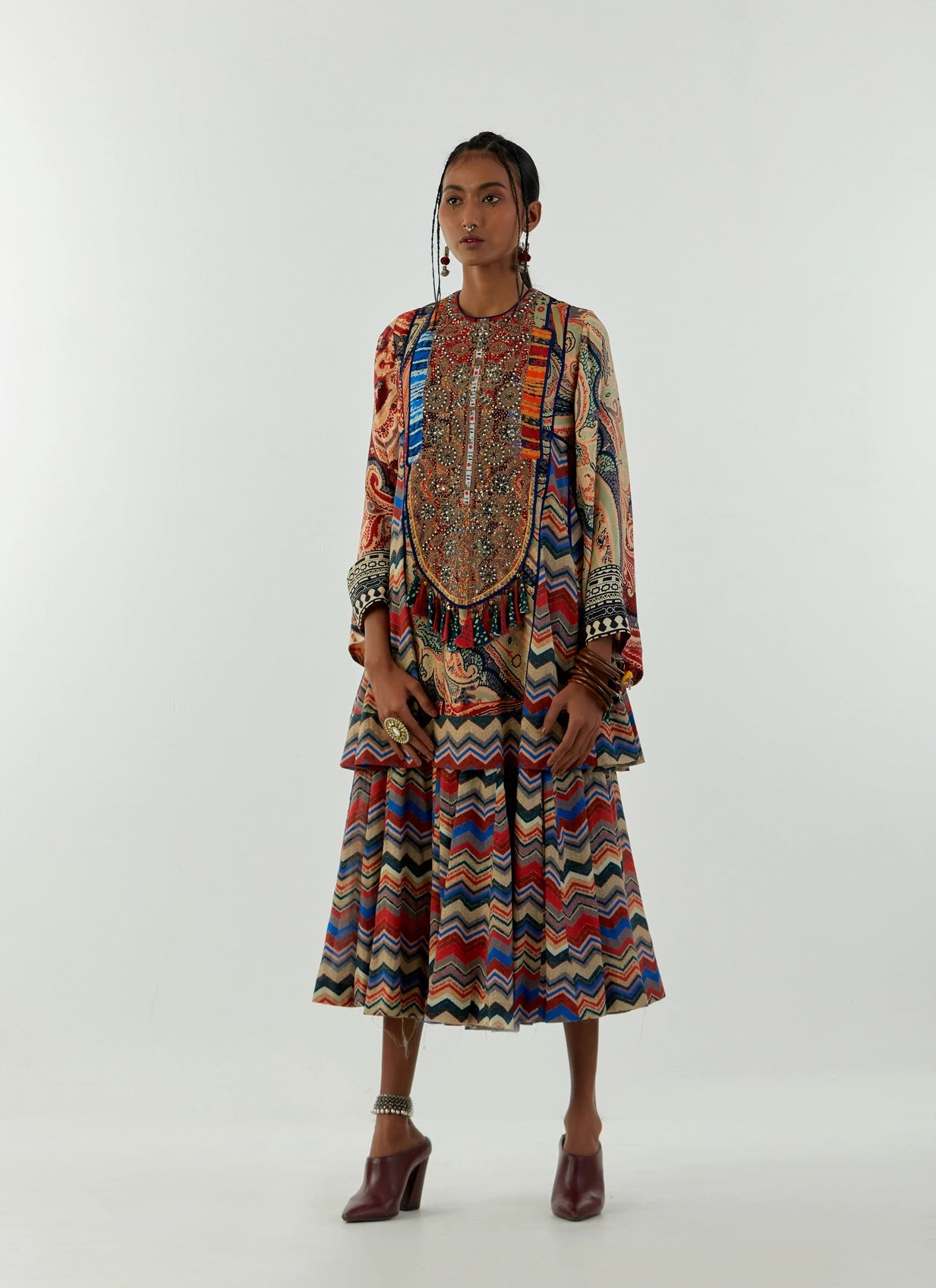 AFGHAN KURTI SET