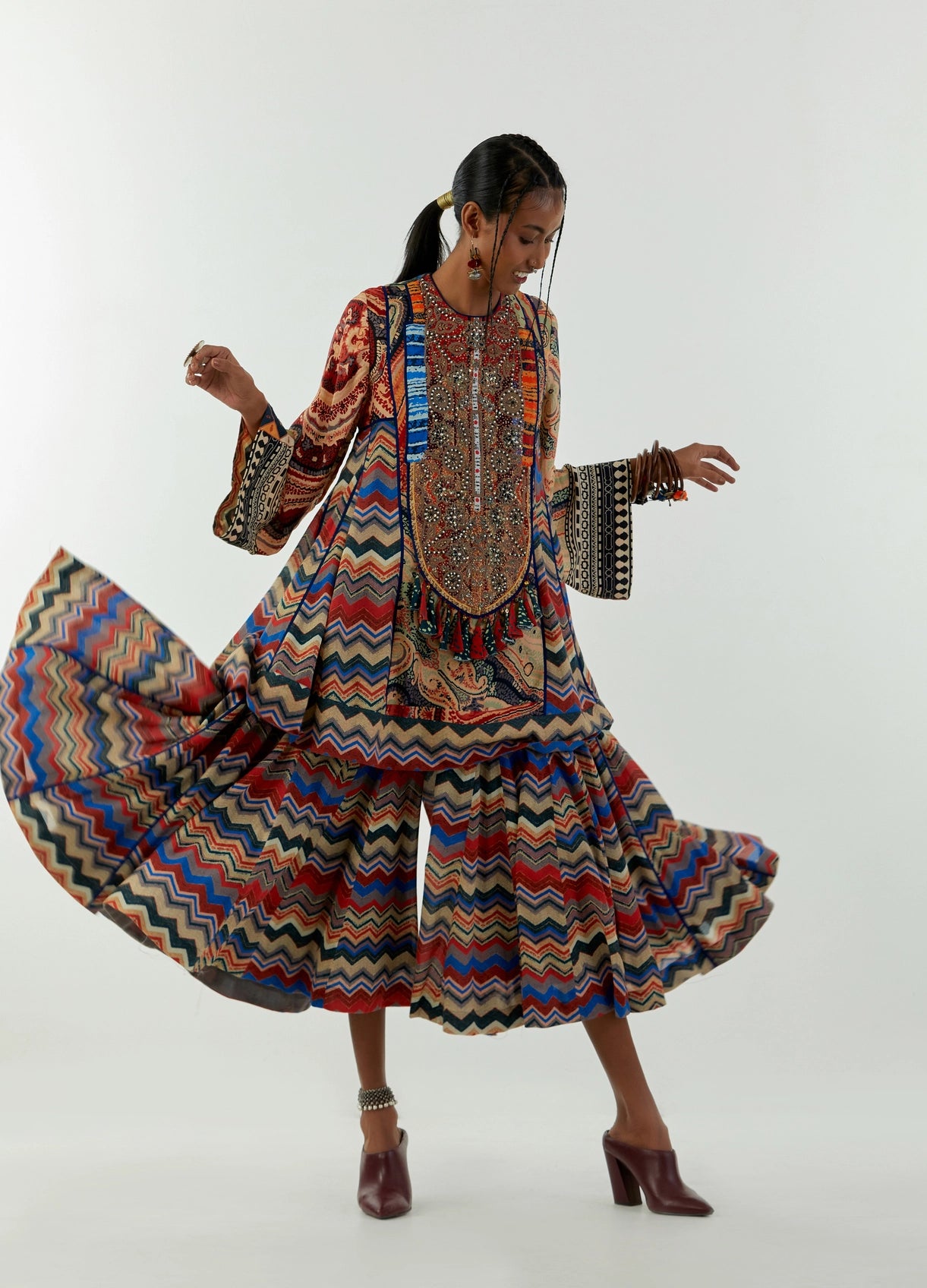 AFGHAN KURTI SET