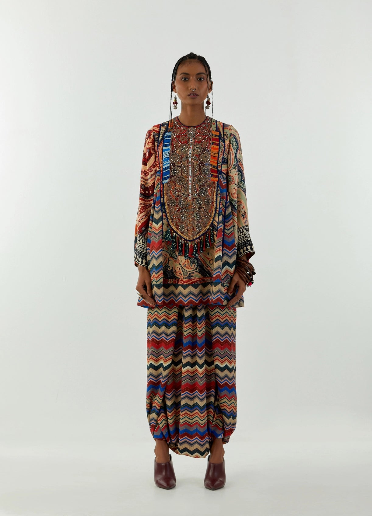 AFGHAN KURTI SET