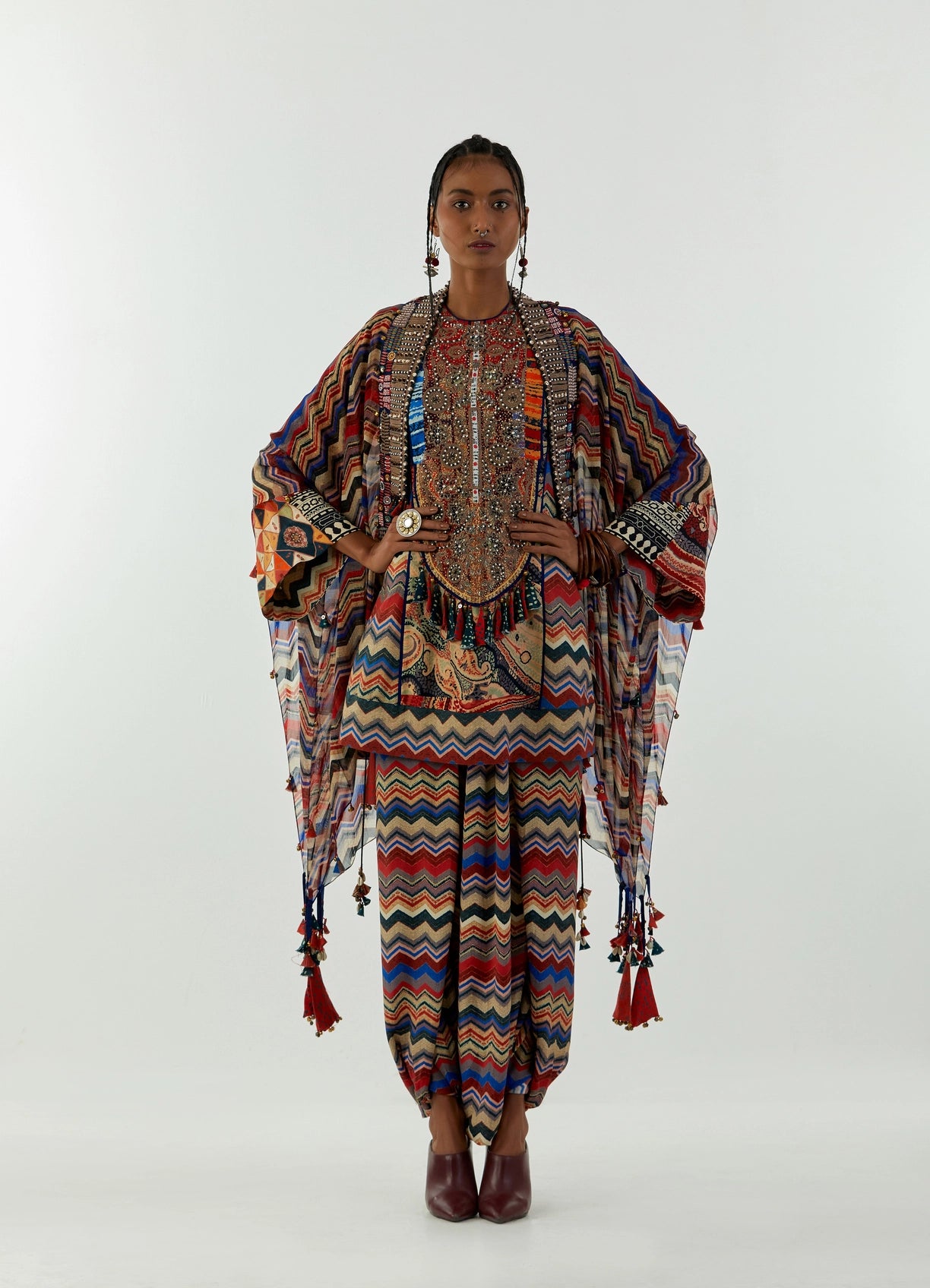 VENI DUPATTA JACKET SET