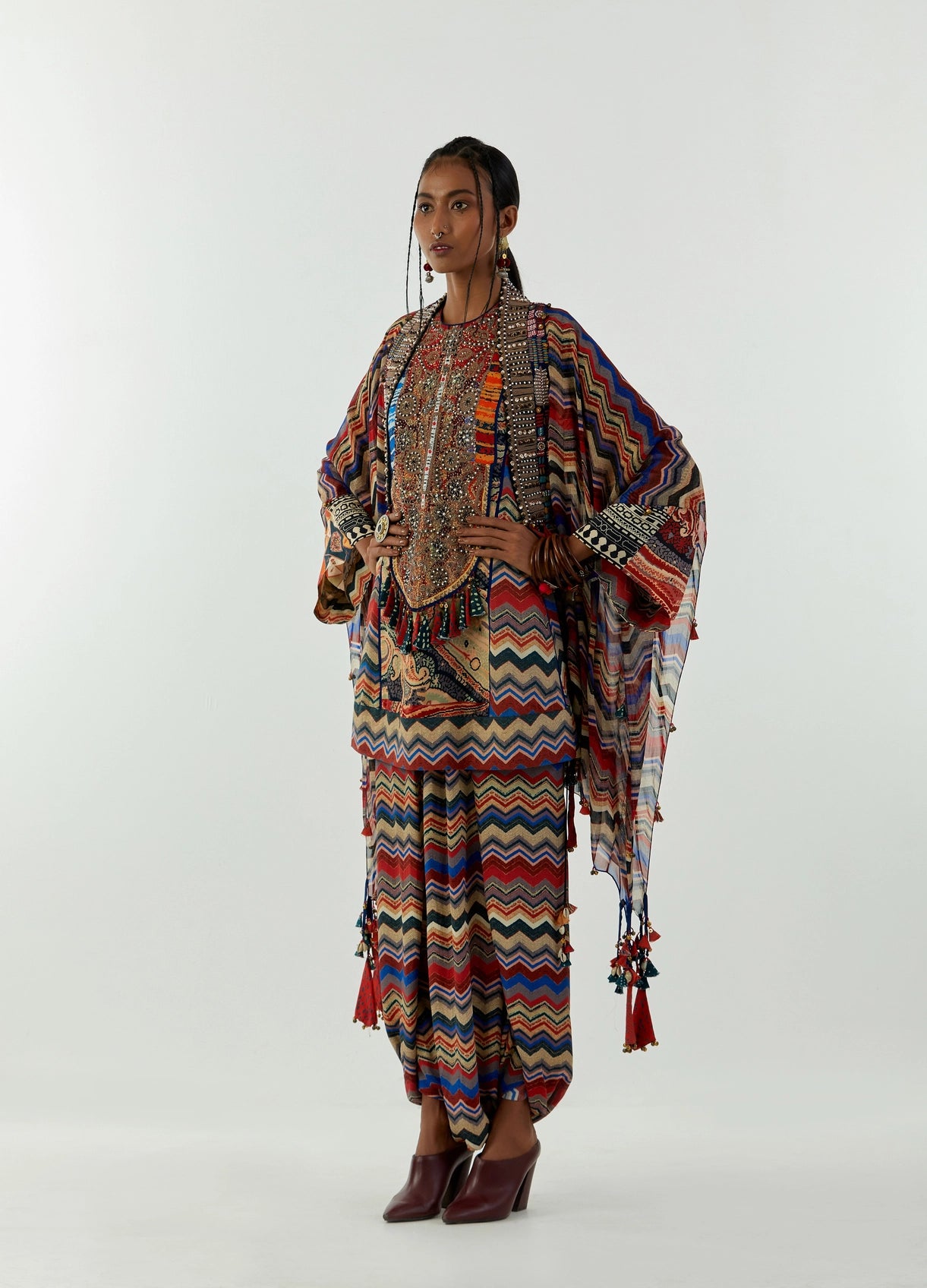 VENI DUPATTA JACKET SET