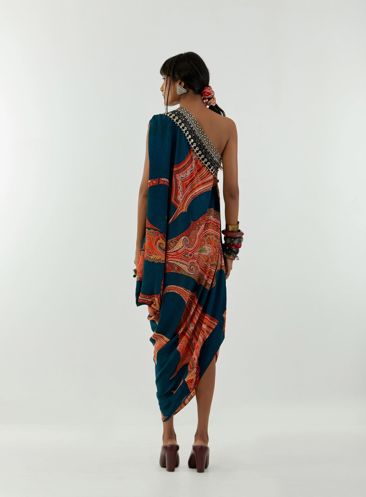 RASA ONE SHOULDER DRESS