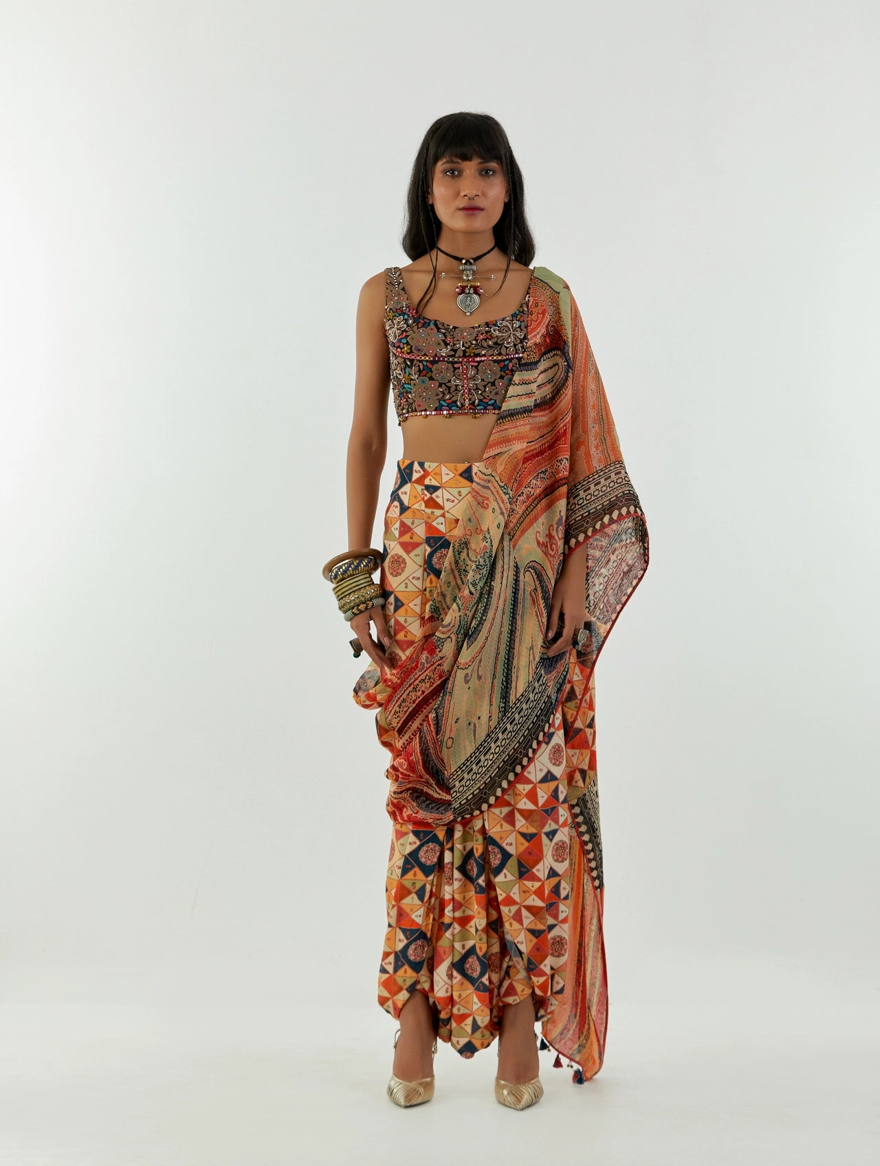 SADHVI DRAPE SAREE