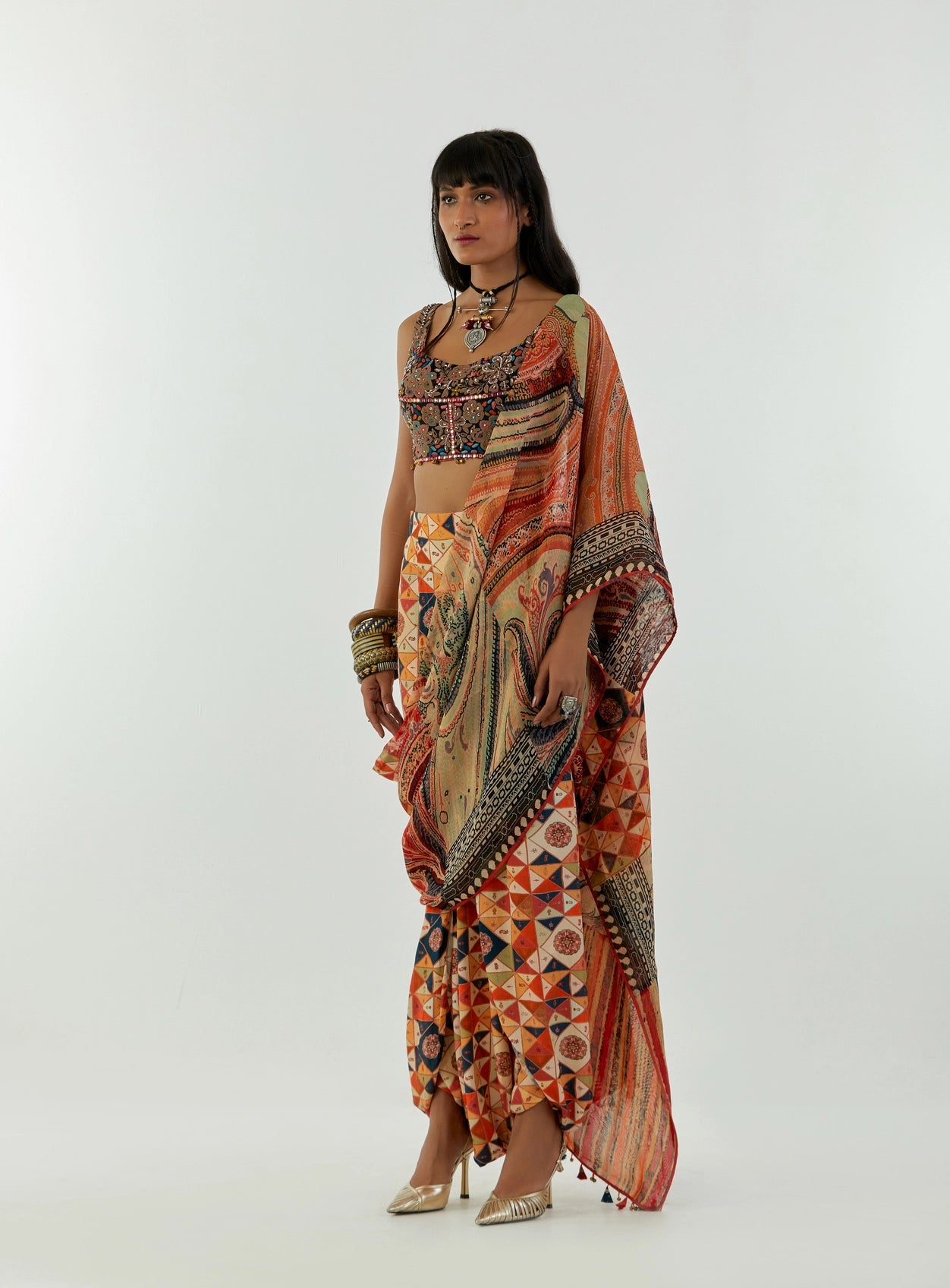 SADHVI DRAPE SAREE