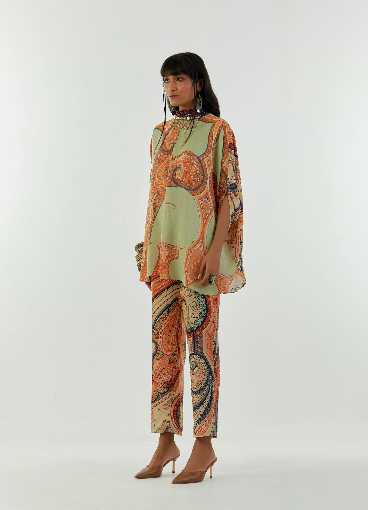 RITU KAFTAN TOP SET
