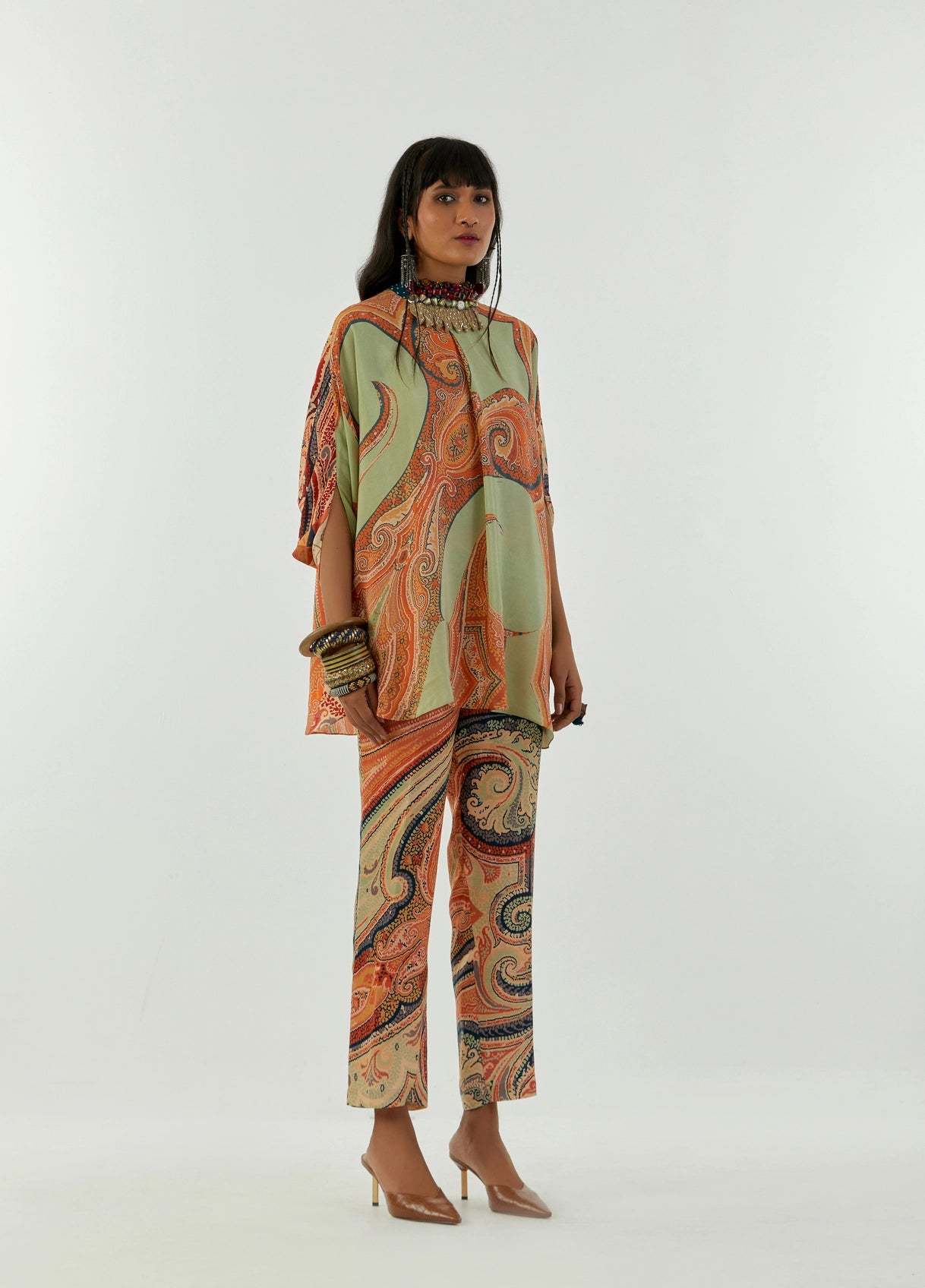 RITU KAFTAN TOP SET