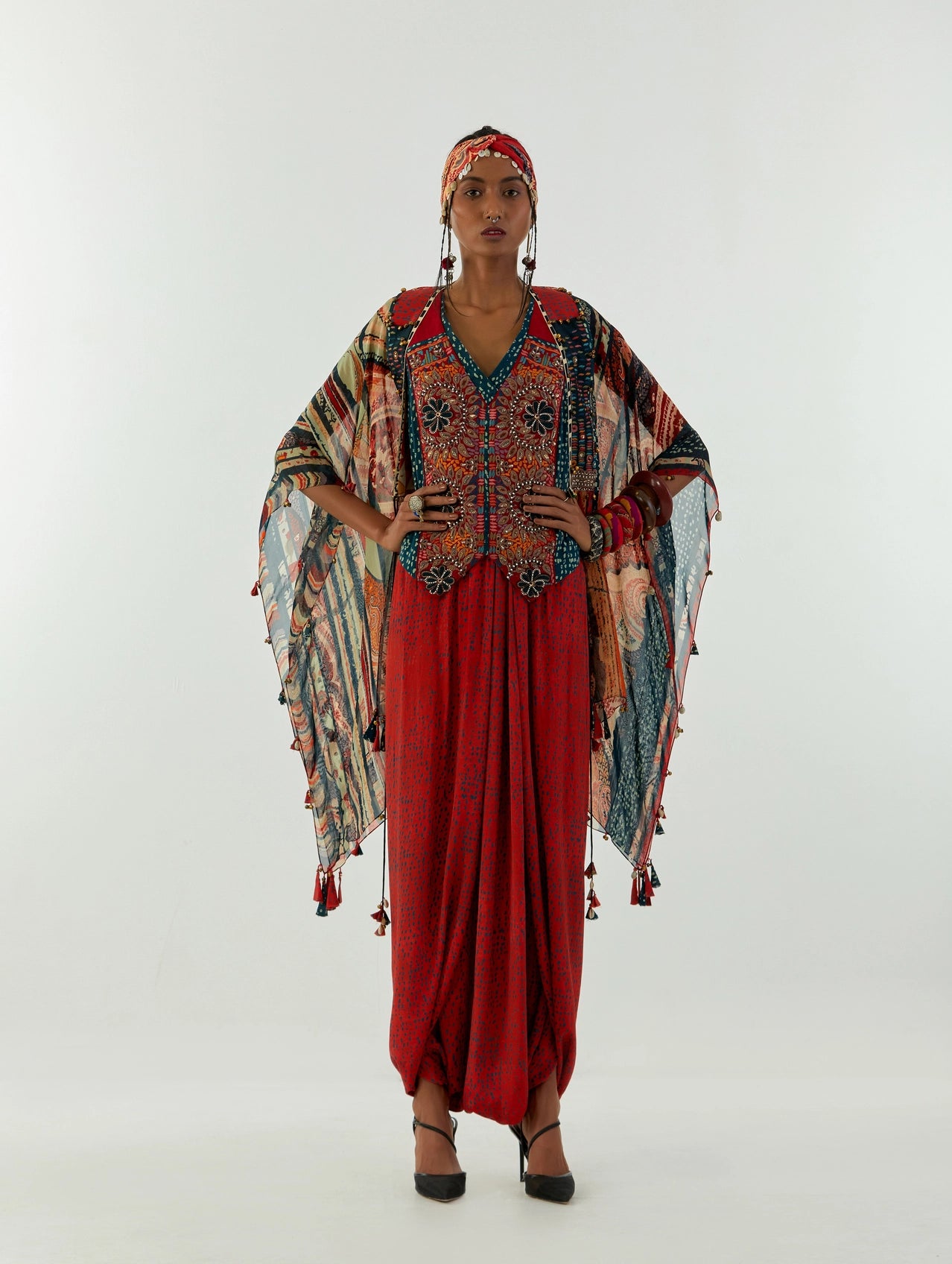 VENI DUPATTA JACKET SET