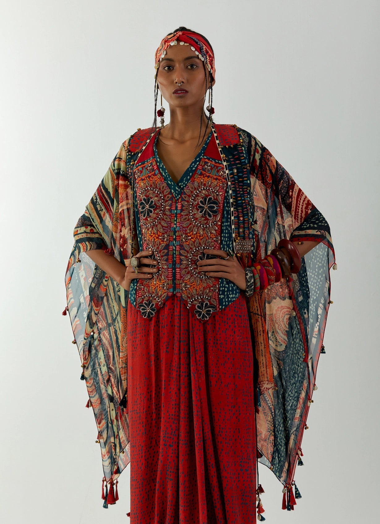 VENI DUPATTA JACKET SET