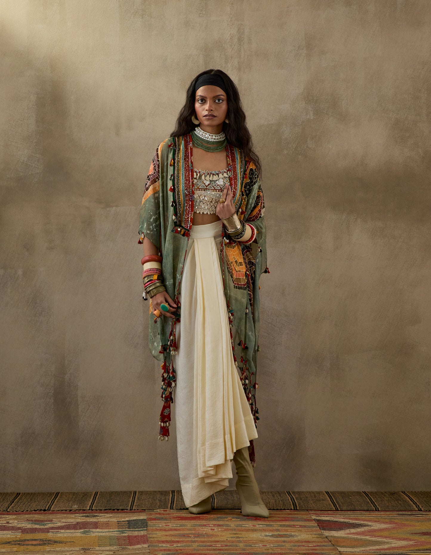 VENI DUPATTA JACKET SET