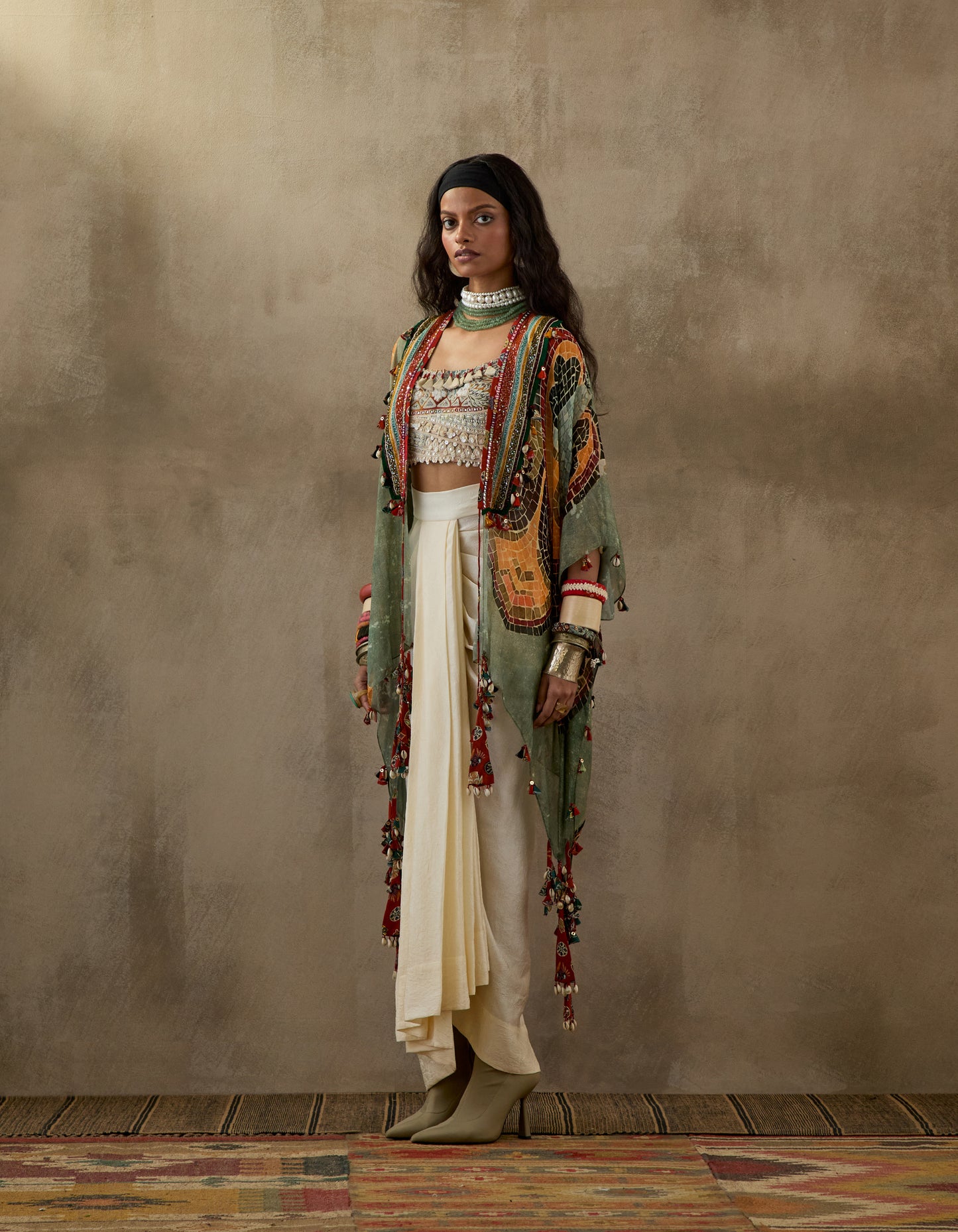 VENI DUPATTA JACKET SET
