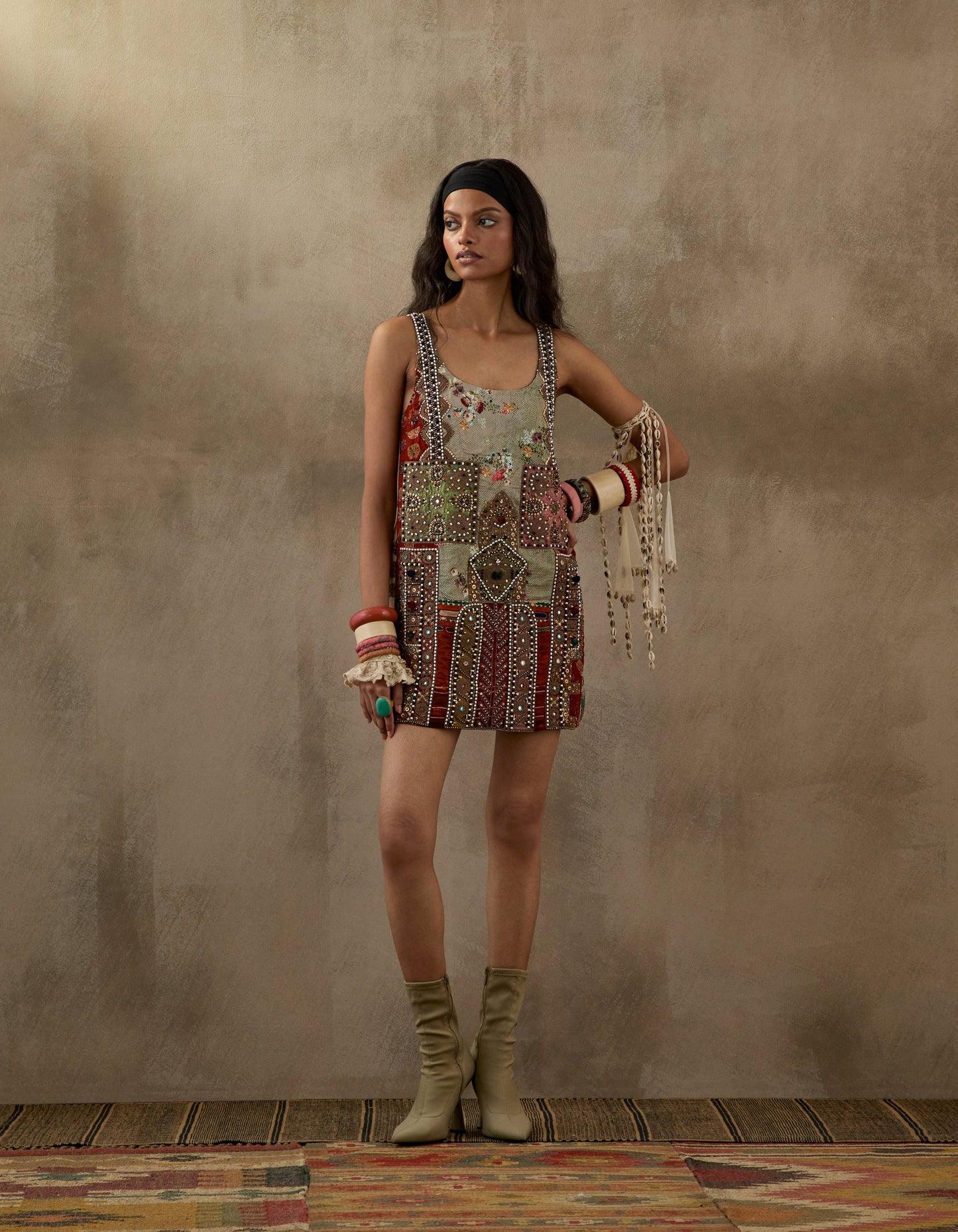 MEHRU EMBO DRESS