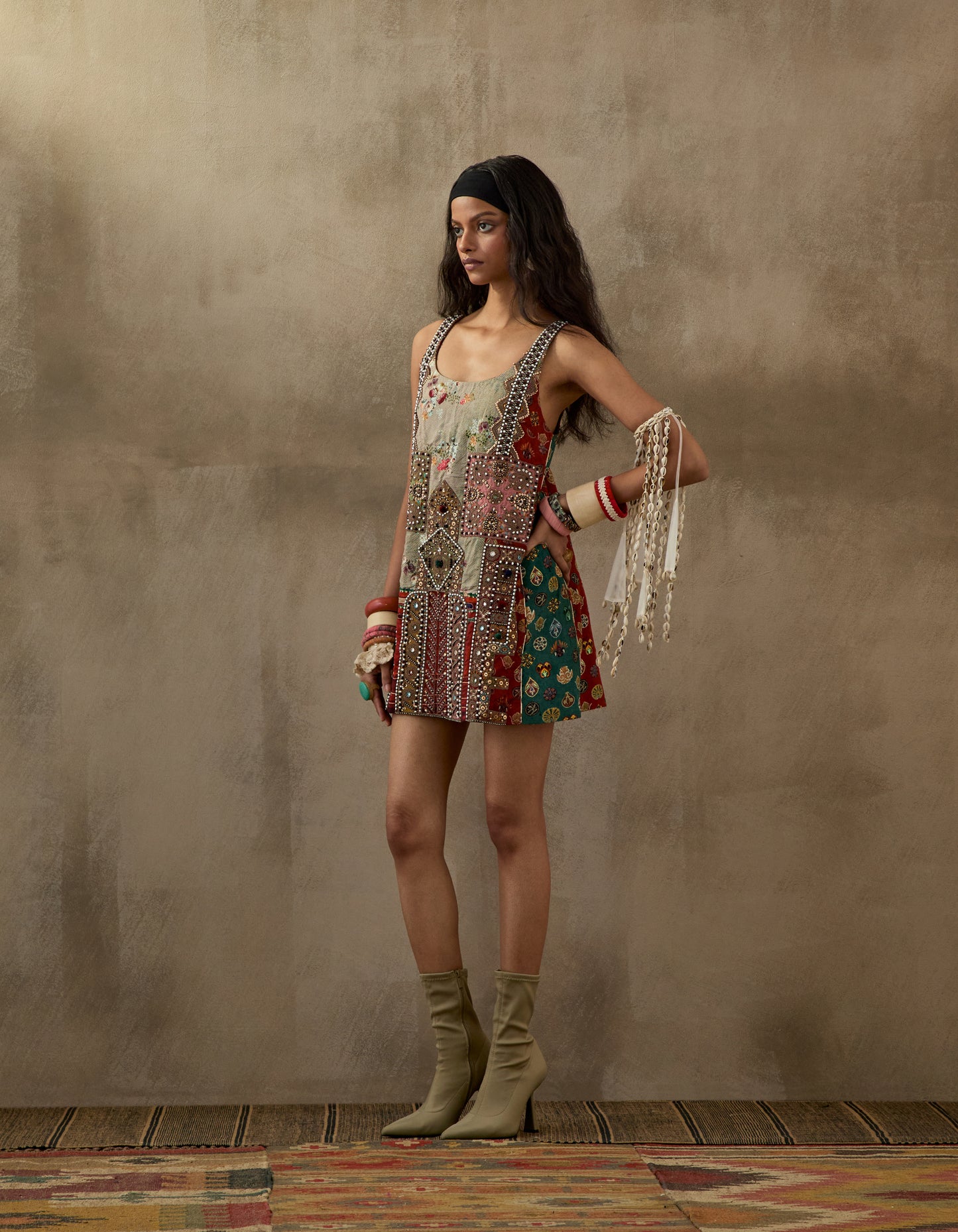 MEHRU EMBO DRESS
