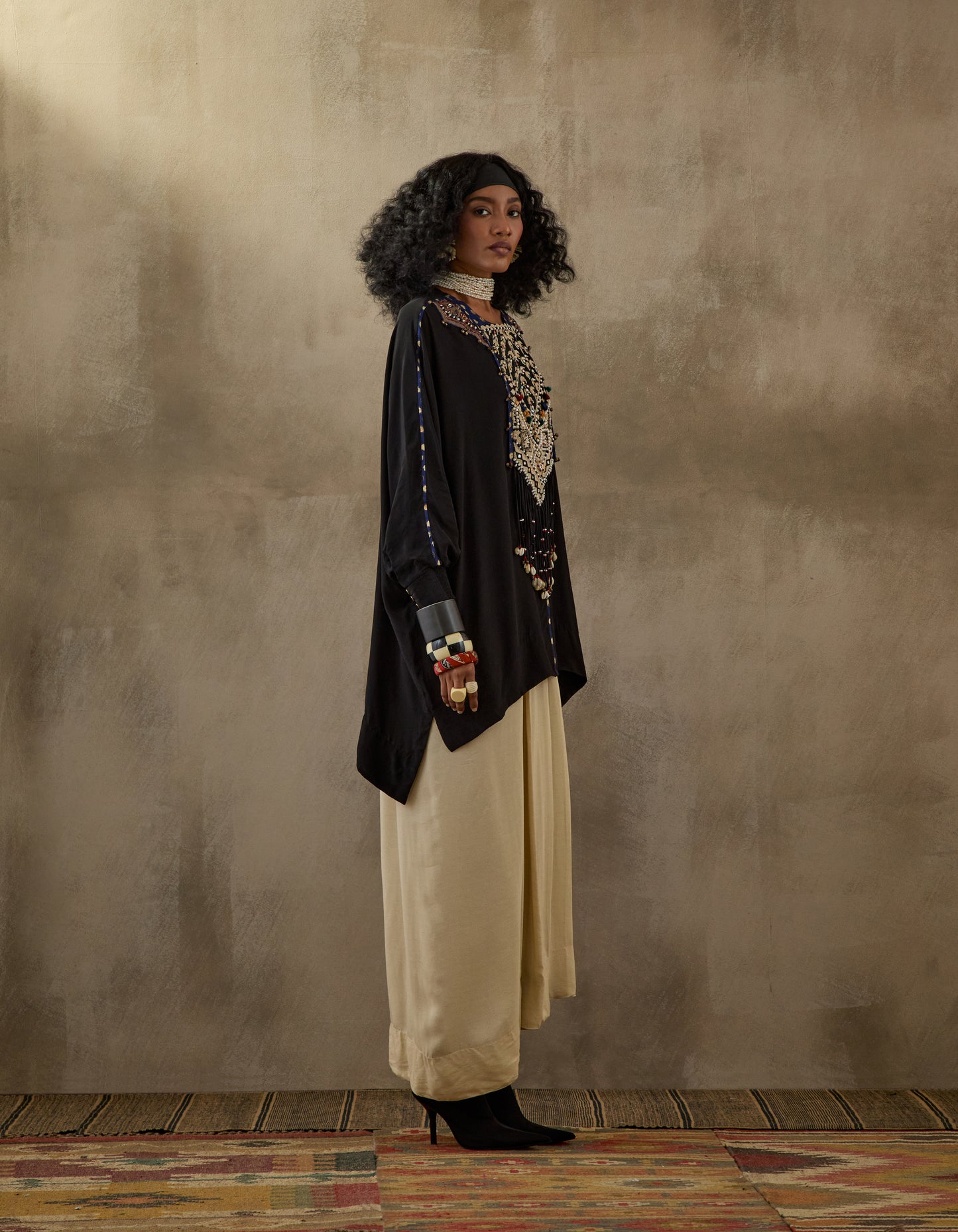 KURU TRAPEZE KURTA SET