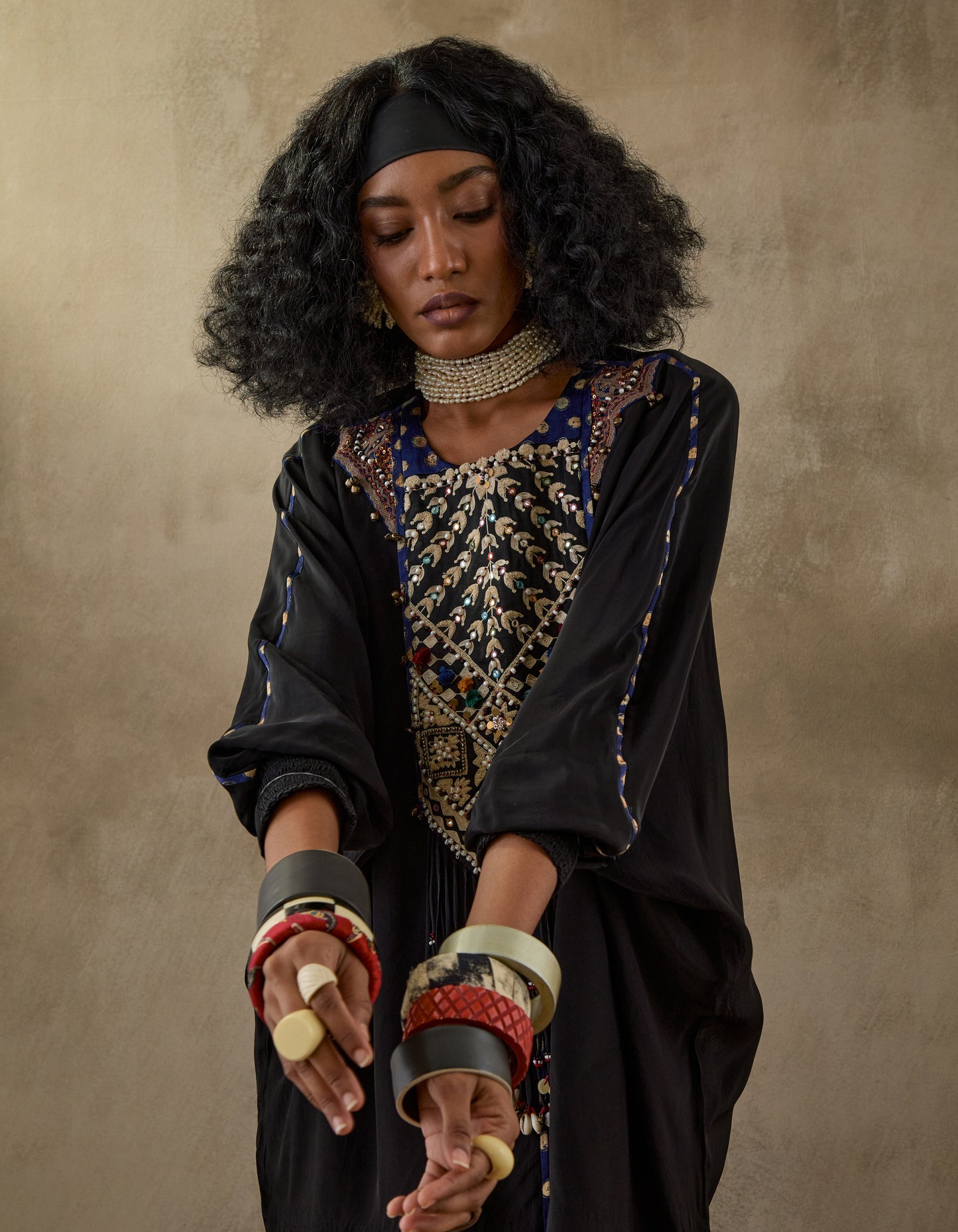 KURU TRAPEZE KURTA SET