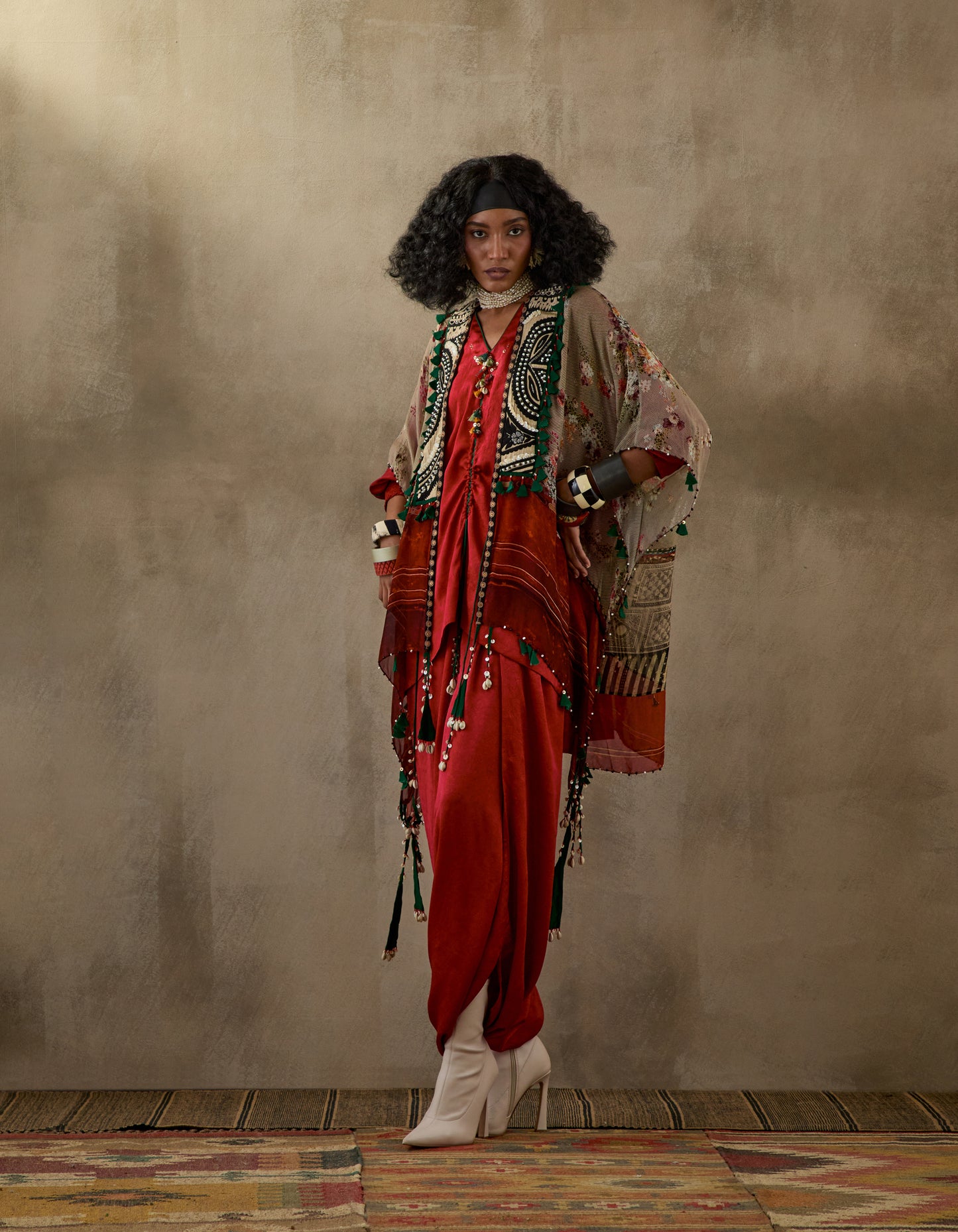 VENI DUPATTA JACKET SET