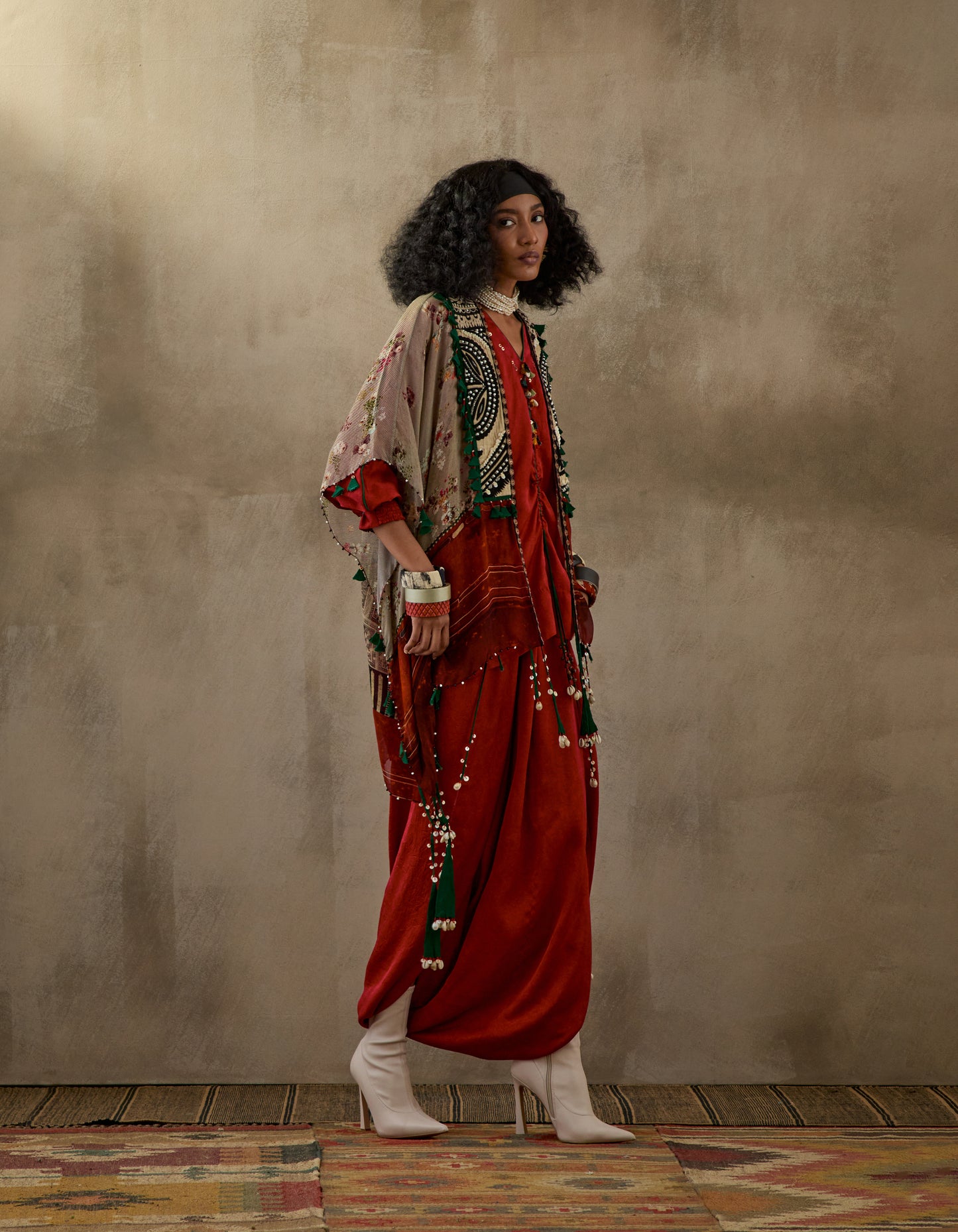 VENI DUPATTA JACKET SET
