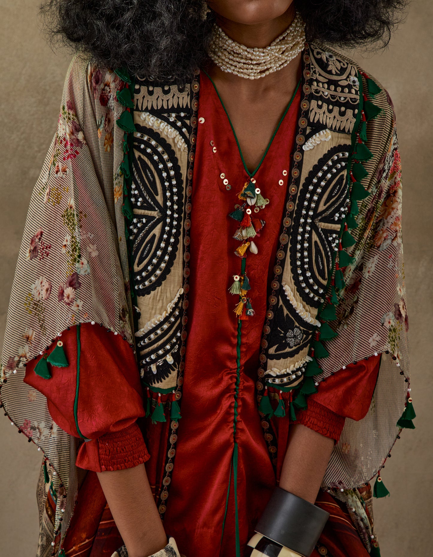 VENI DUPATTA JACKET