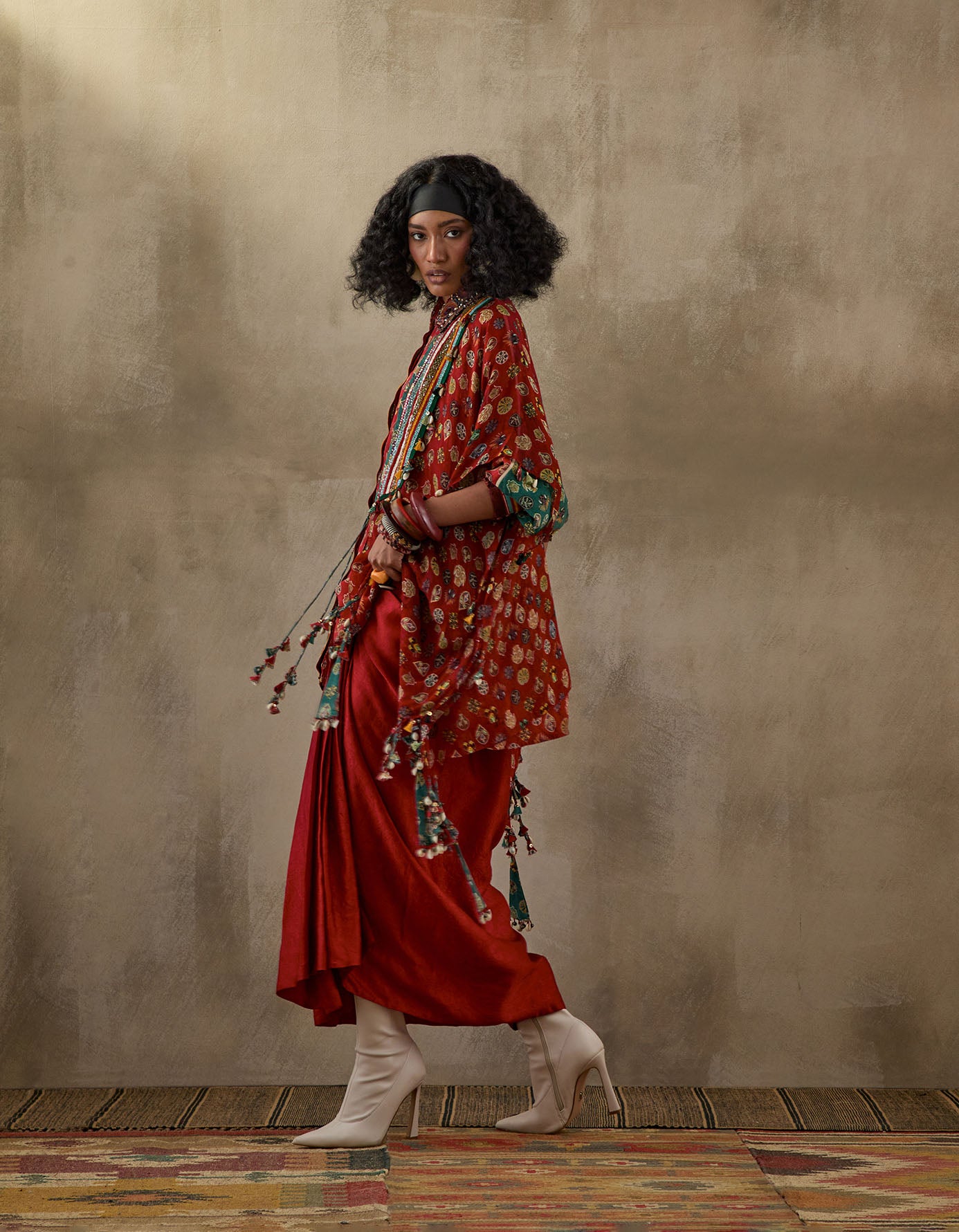 VENI DUPATTA JACKET SET