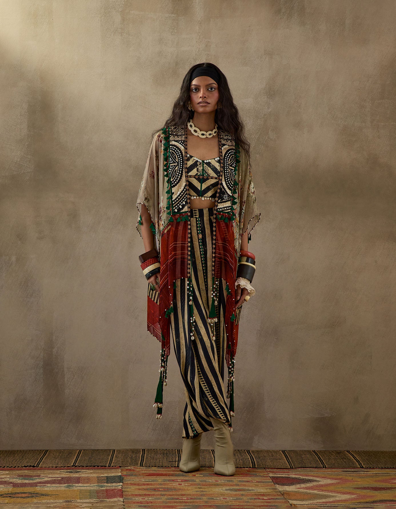 VENI DUPATTA JACKET SET