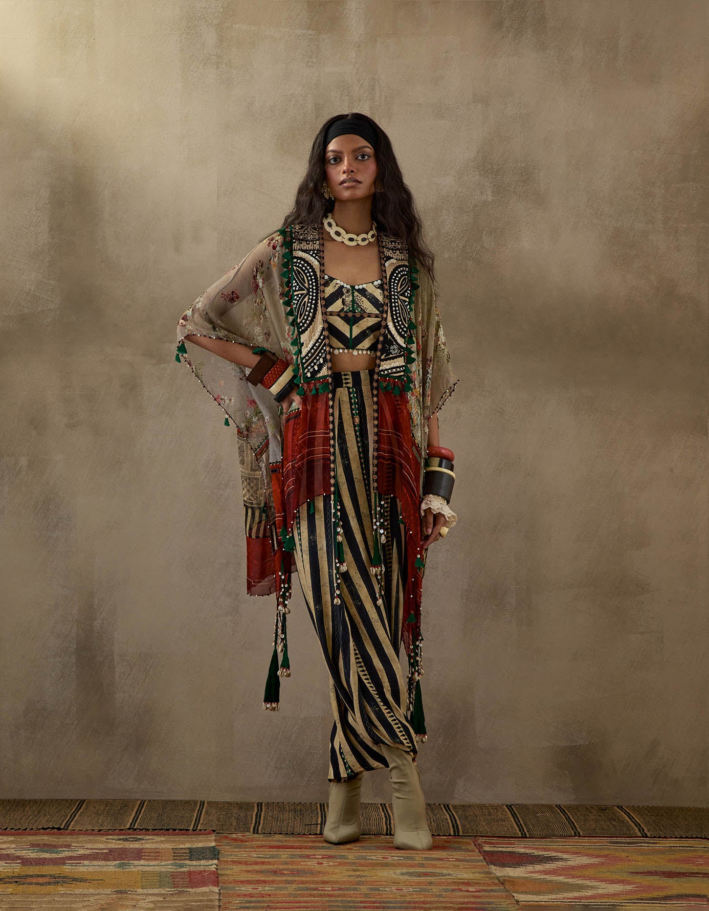 VENI DUPATTA JACKET SET