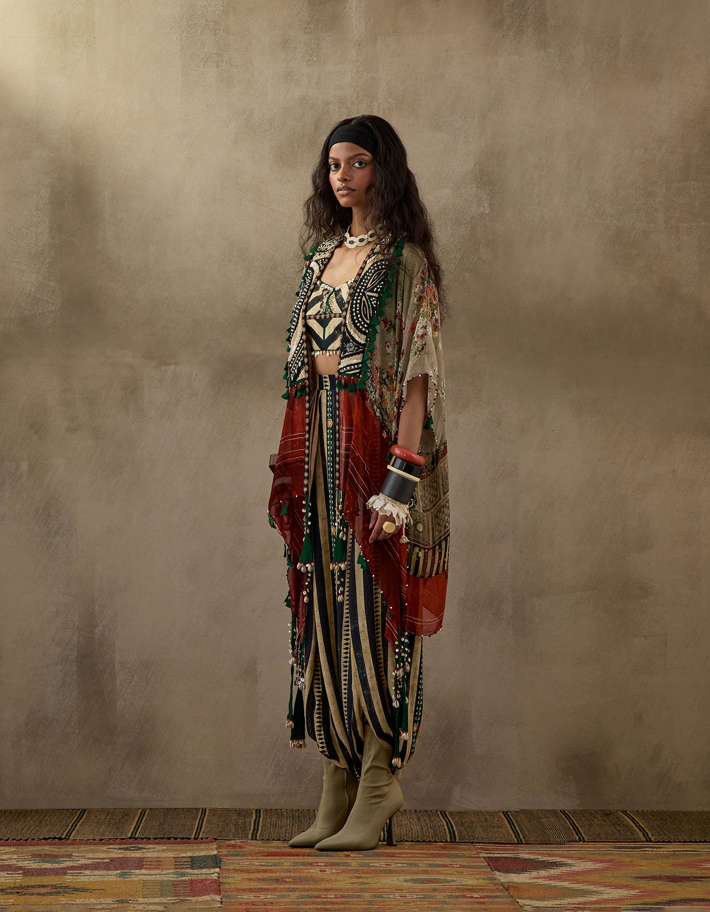 VENI DUPATTA JACKET SET