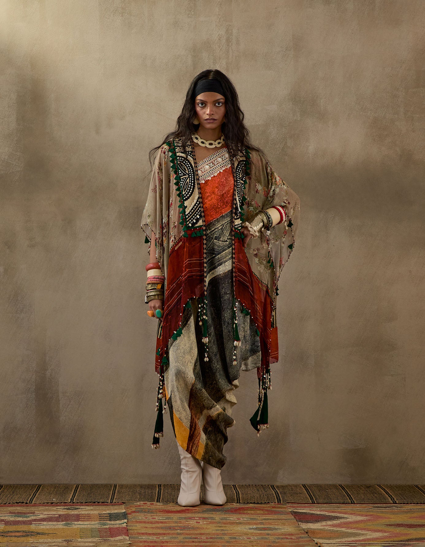 VENI DUPATTA JACKET SET