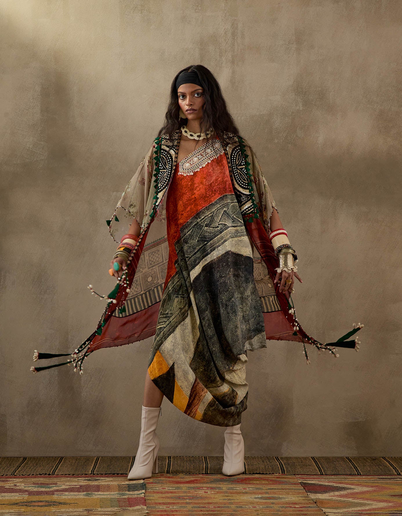 VENI DUPATTA JACKET SET