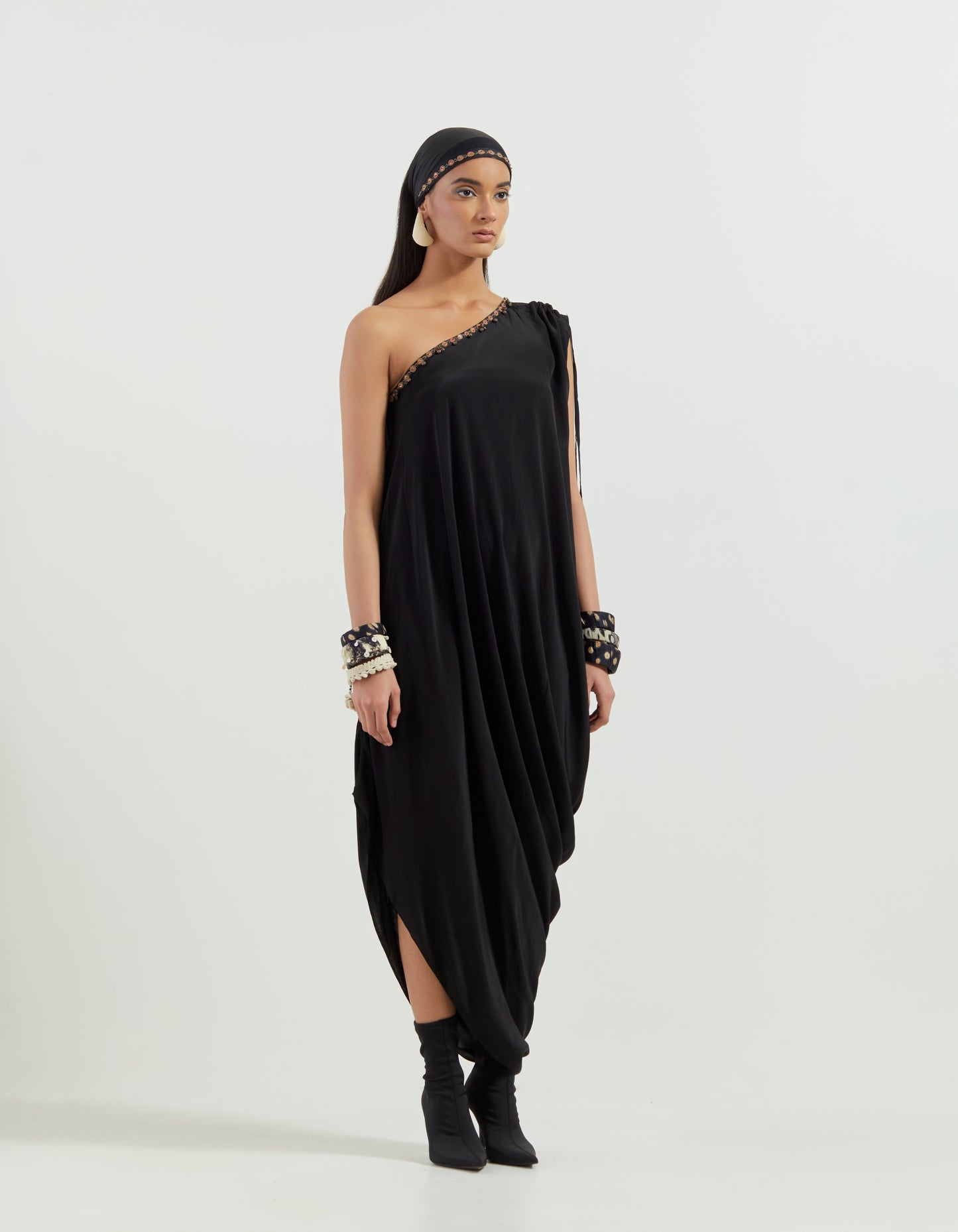 RASA ONE SHOULDER DRESS