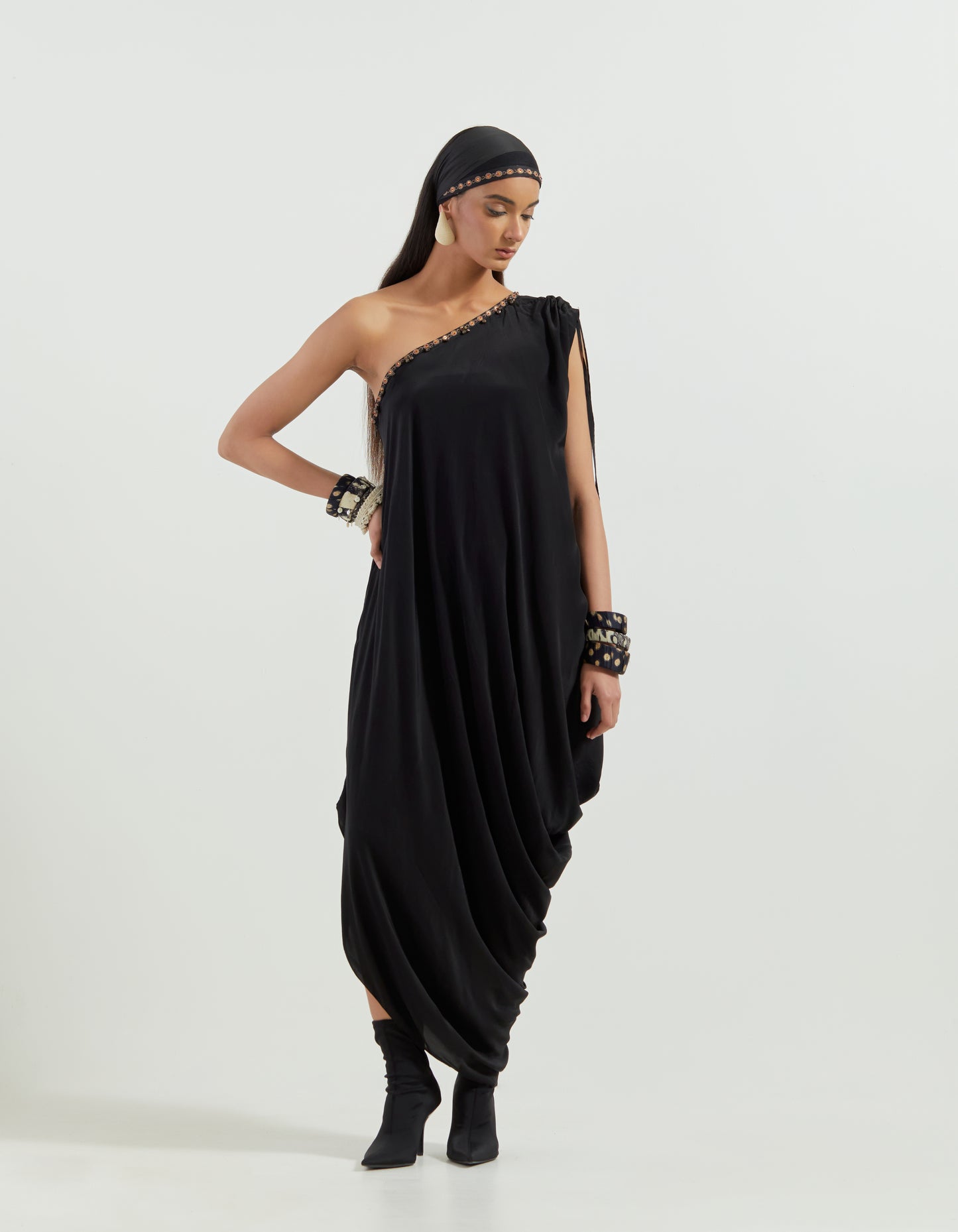 RASA ONE SHOULDER DRESS