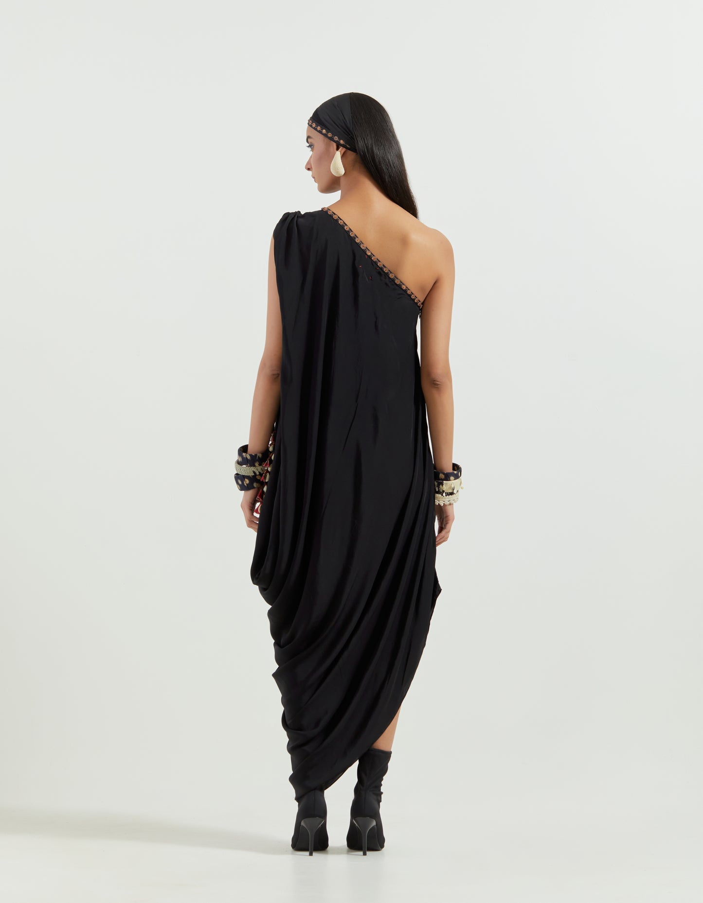 RASA ONE SHOULDER DRESS