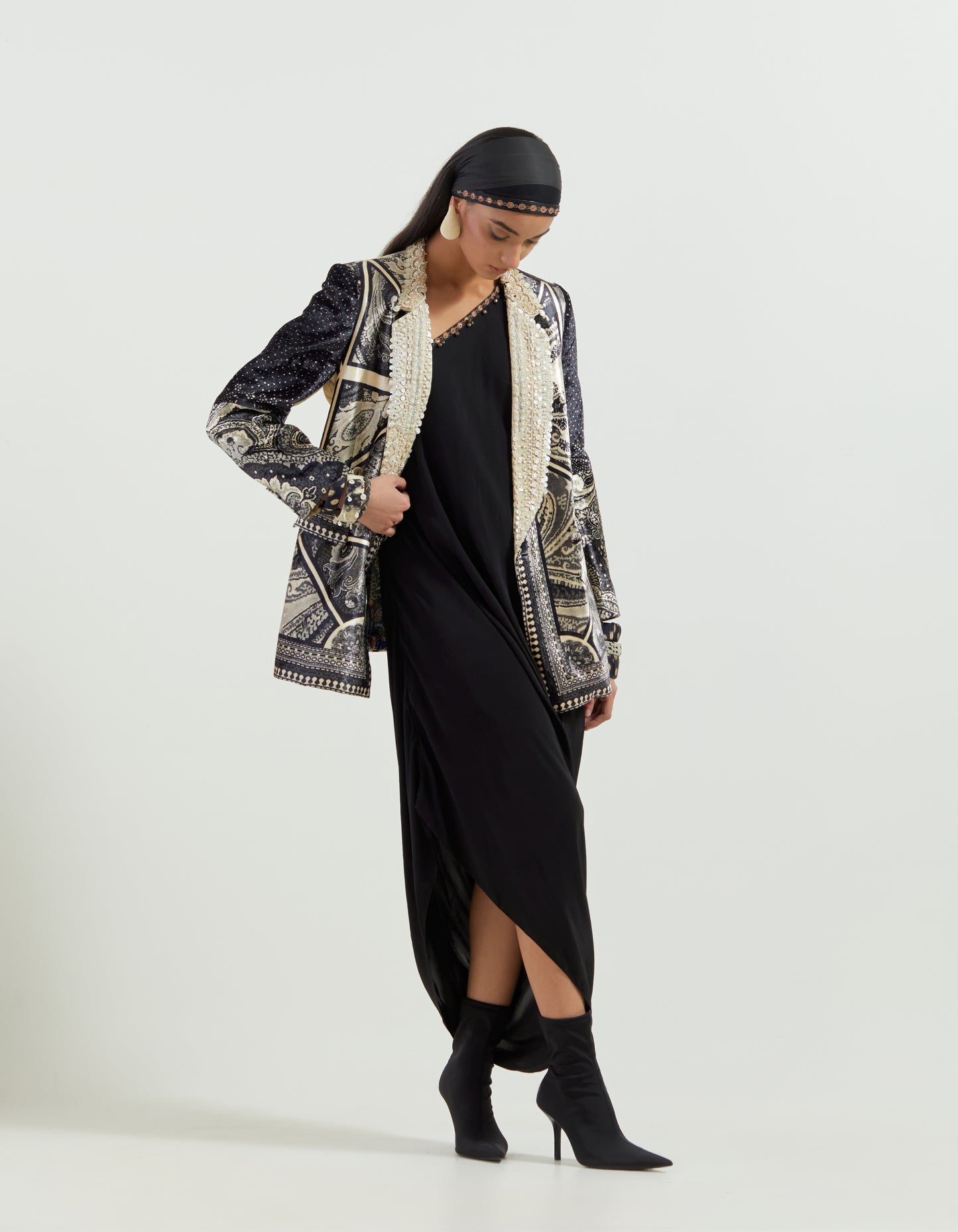NOORI DOUBLE BREASTED JACKET SET