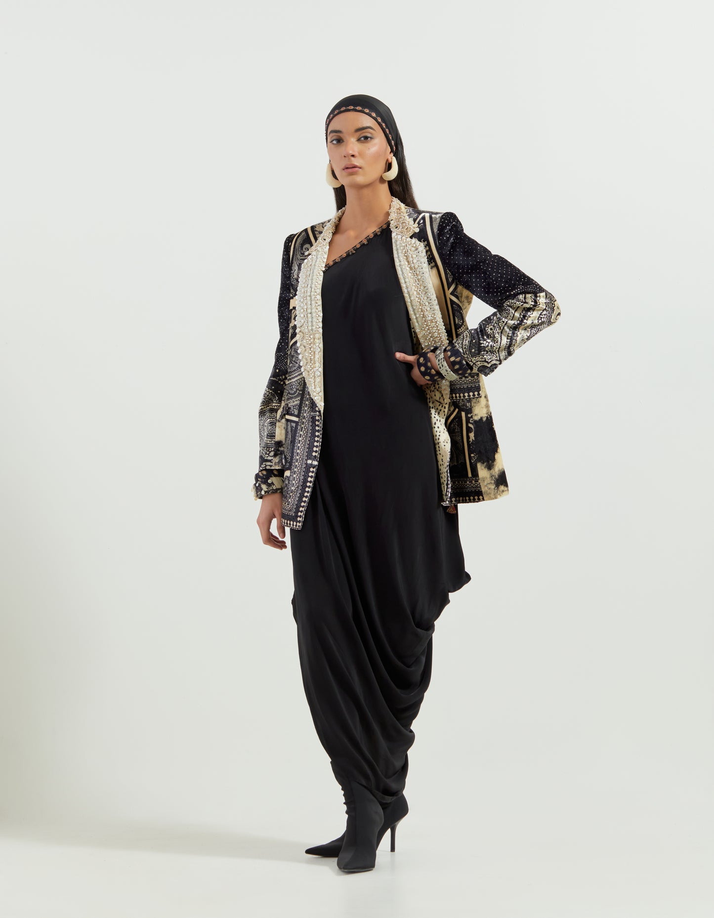 NOORI DOUBLE BREASTED JACKET SET