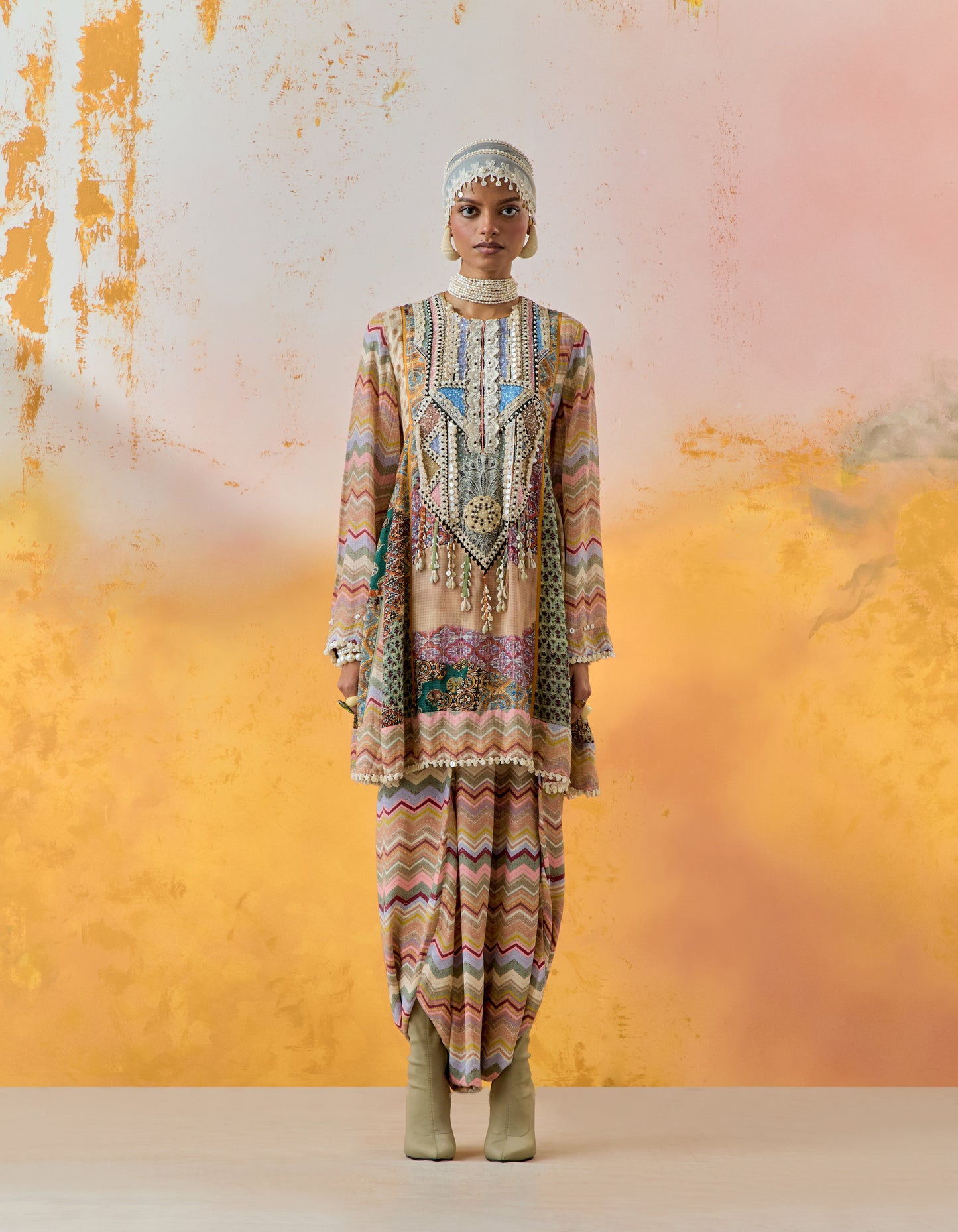 AFGHAN TUNIC SET