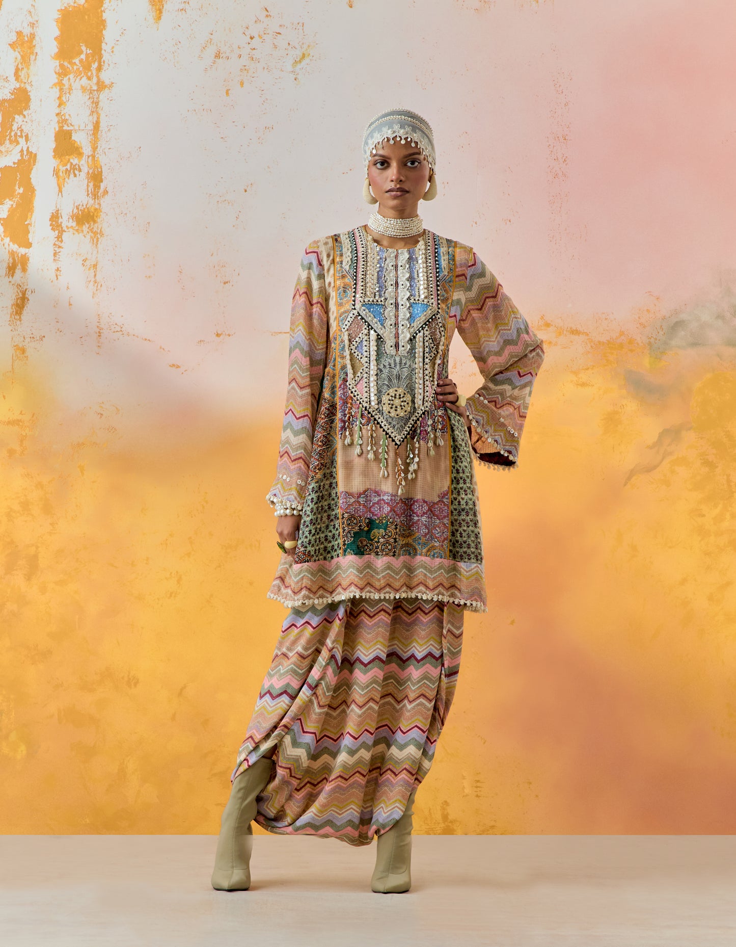 AFGHAN TUNIC SET