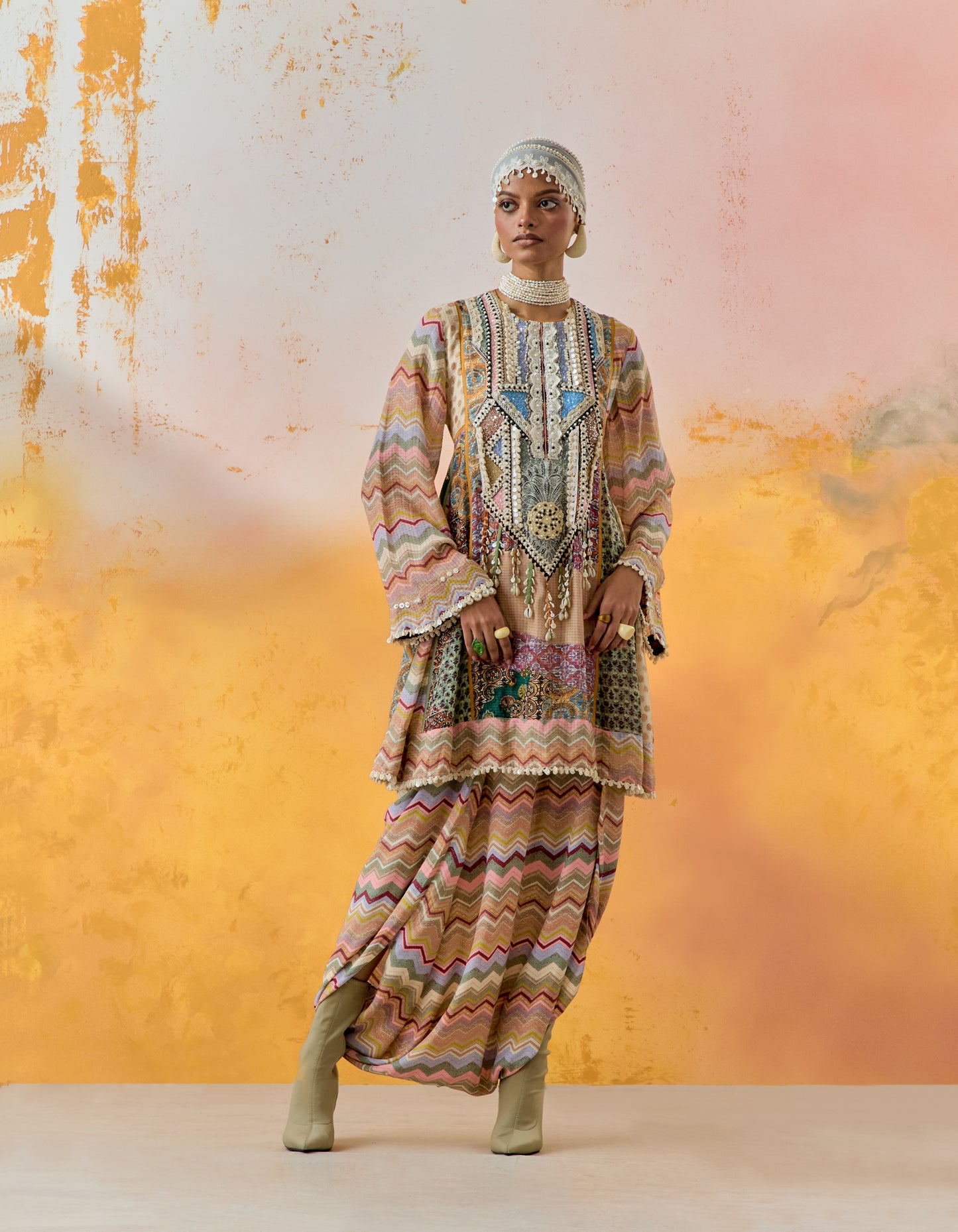 AFGHAN TUNIC SET