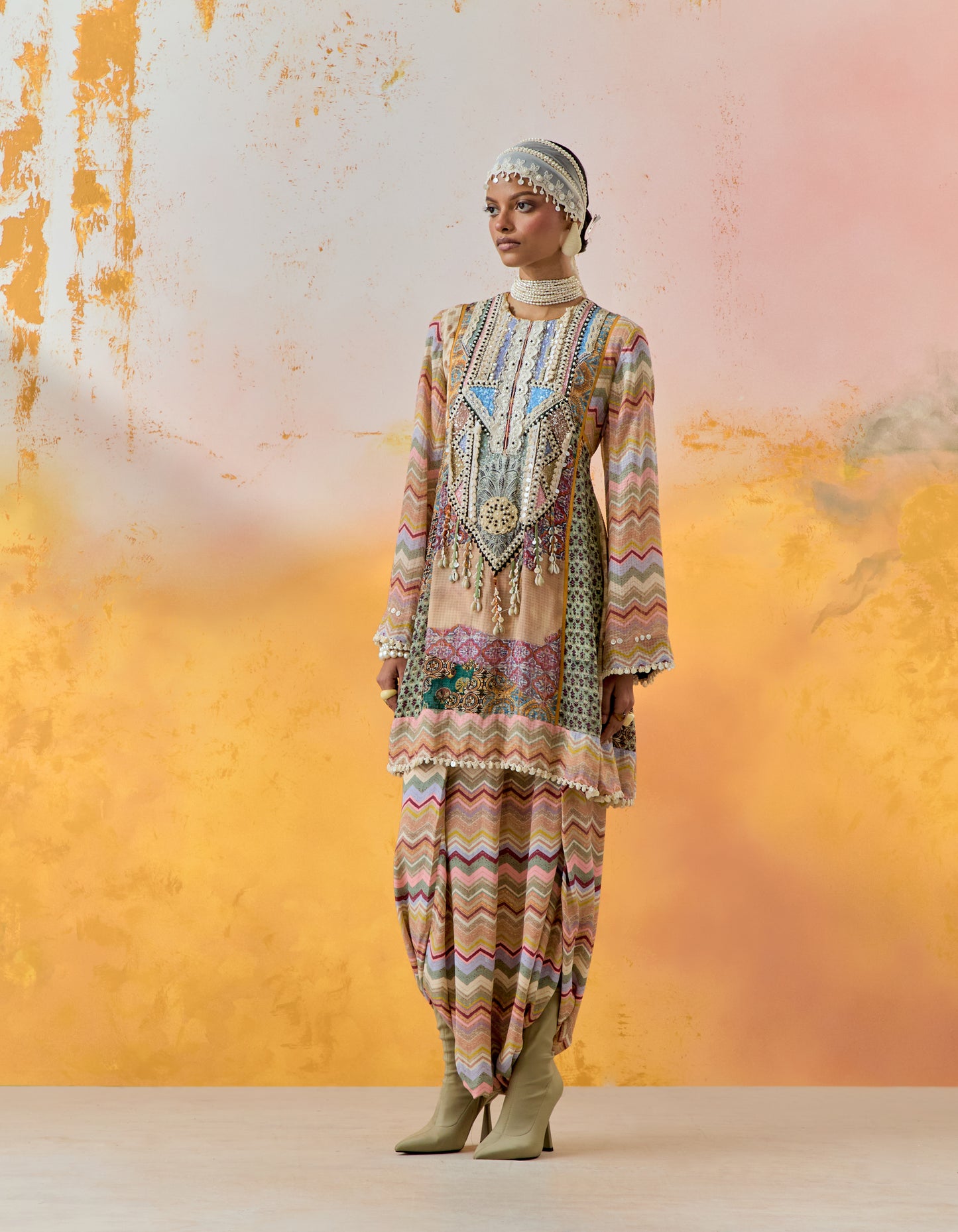 AFGHAN TUNIC SET