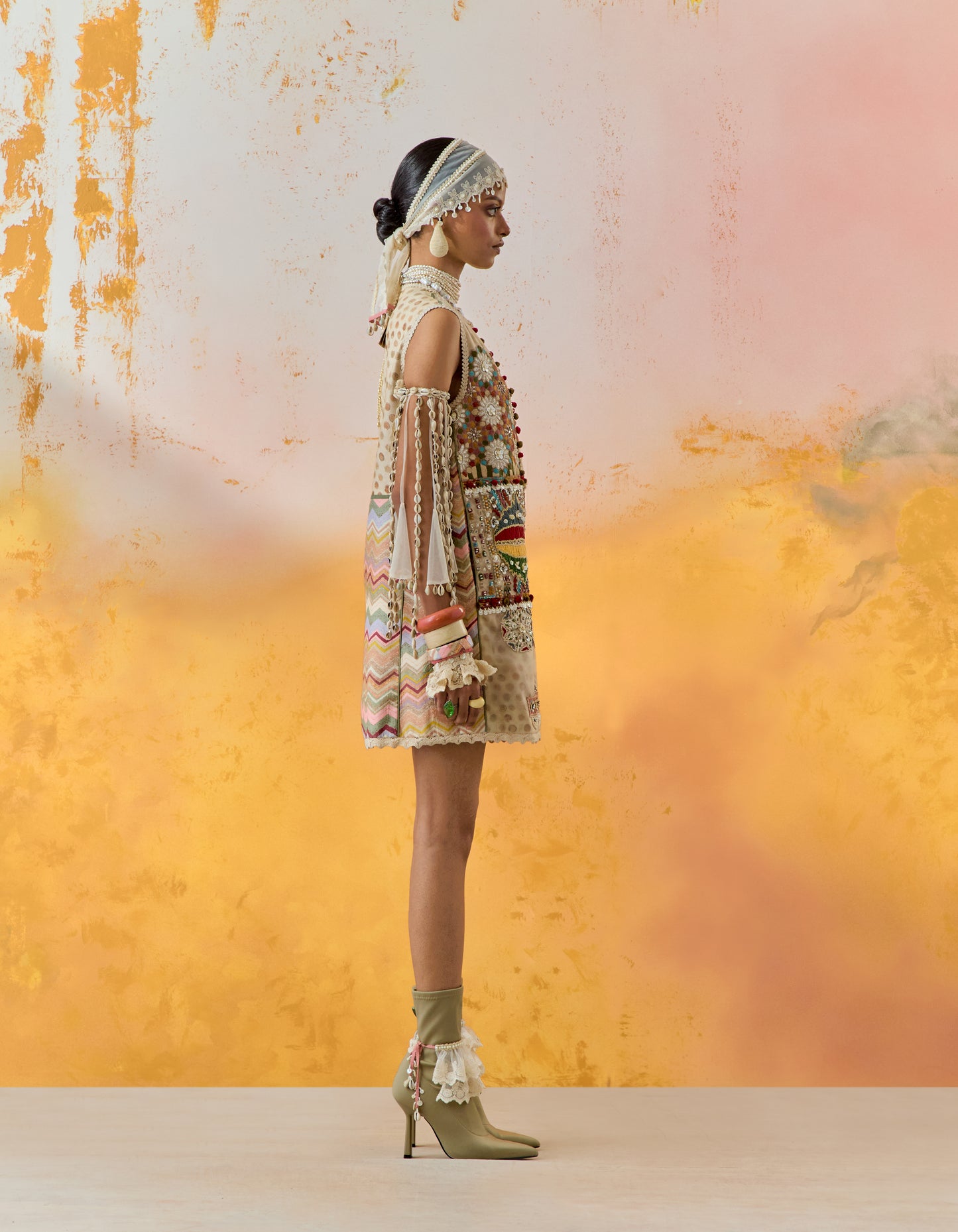 MEHRU EMBO DRESS