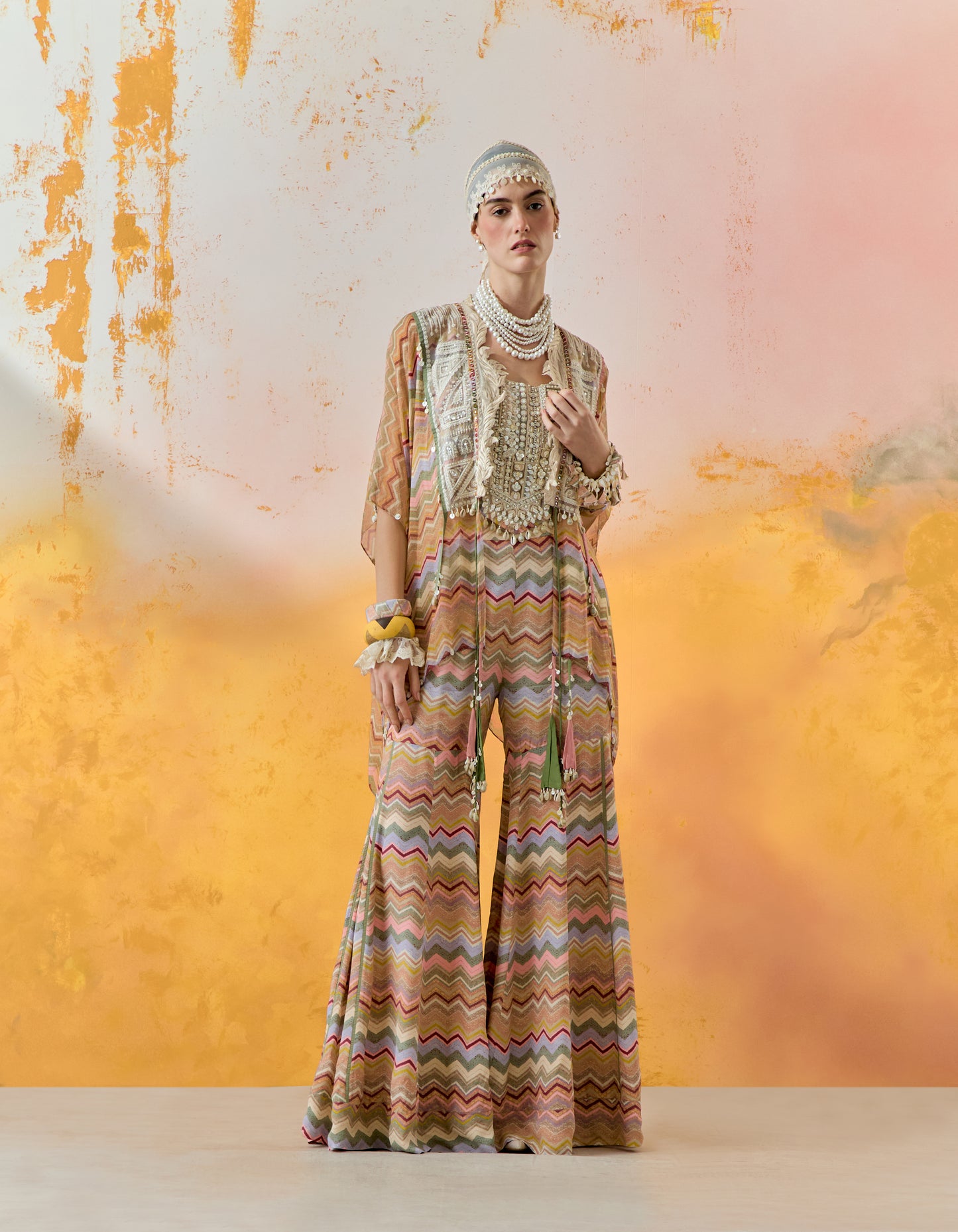 VENI DUPATTA JACKET SET