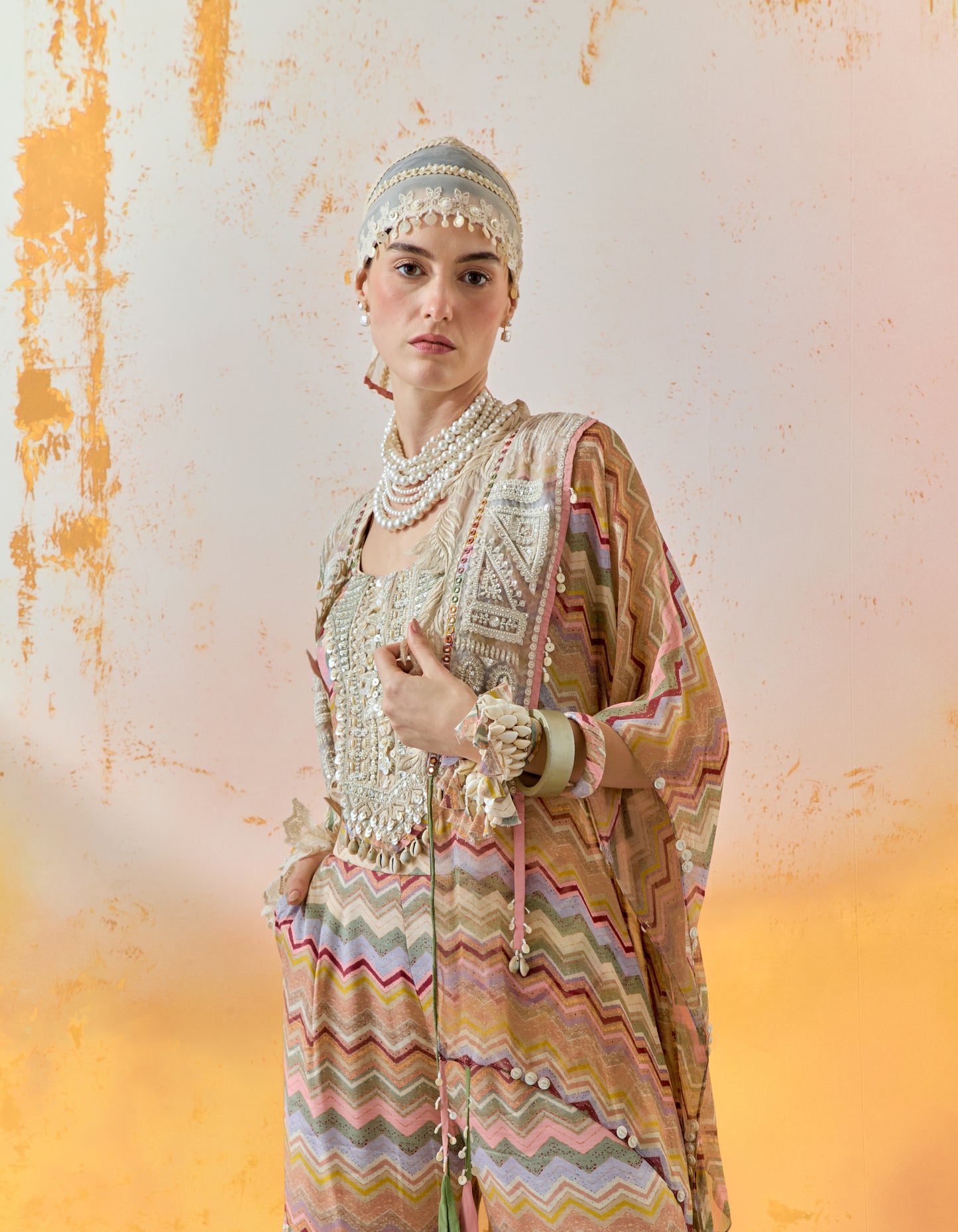 VENI DUPATTA JACKET SET