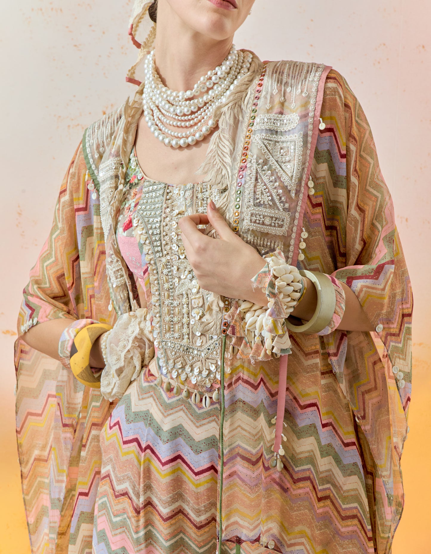 VENI DUPATTA JACKET SET