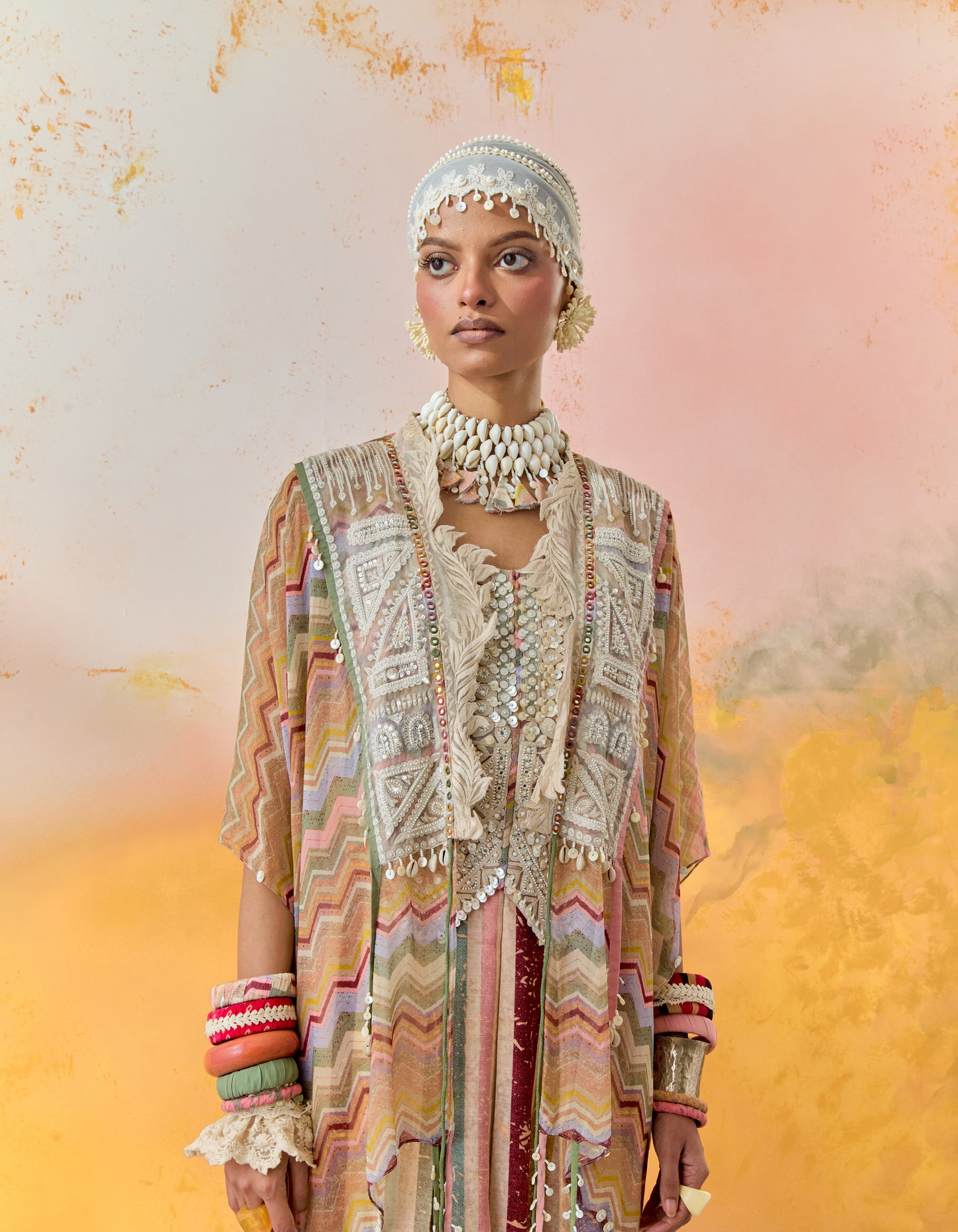 VENI DUPATTA JACKET SET