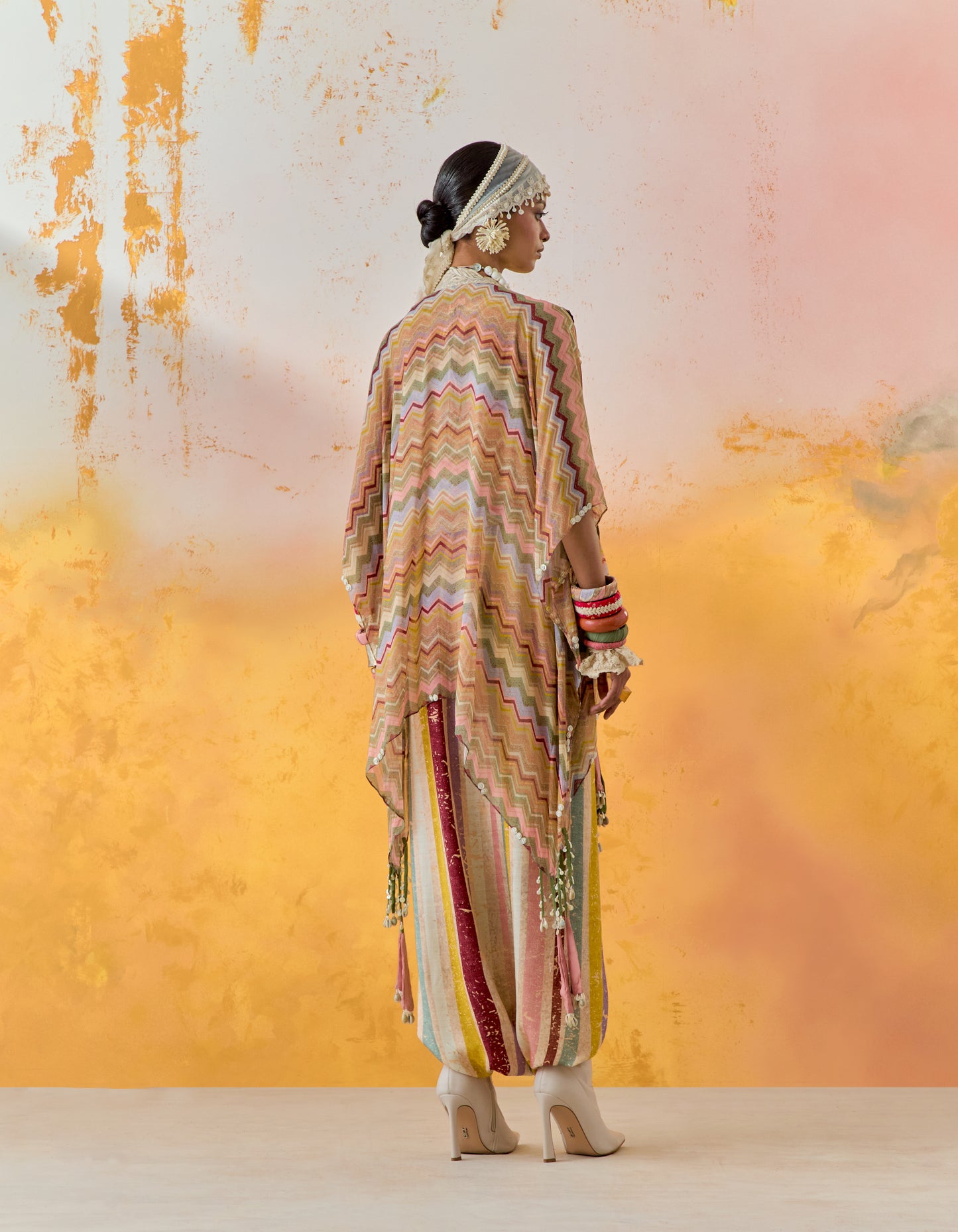 VENI DUPATTA JACKET SET