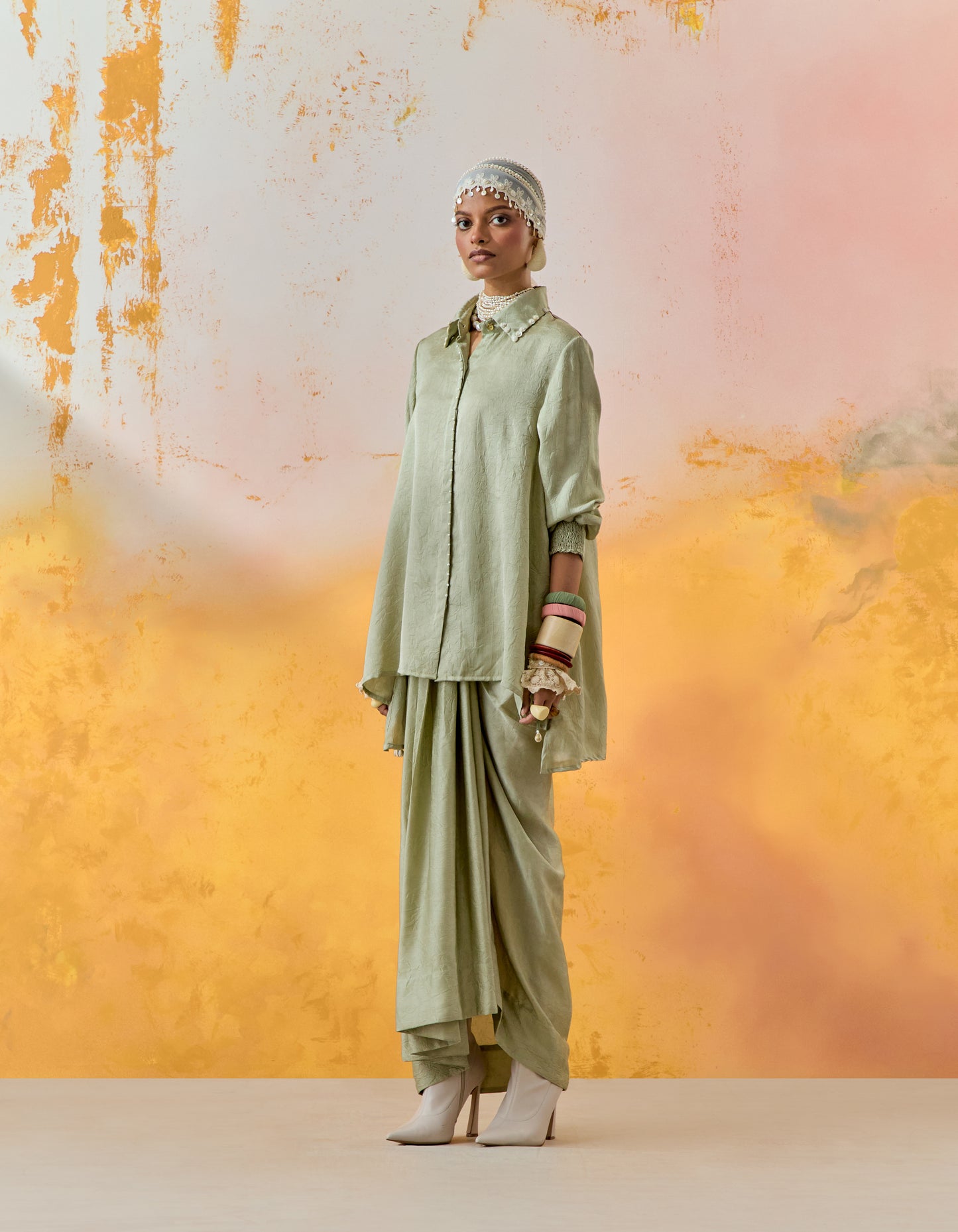 ATRI STRAIGHT SHIRT SET
