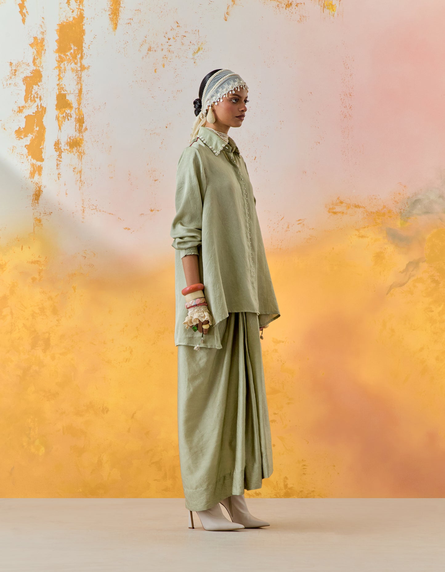 ATRI STRAIGHT SHIRT SET