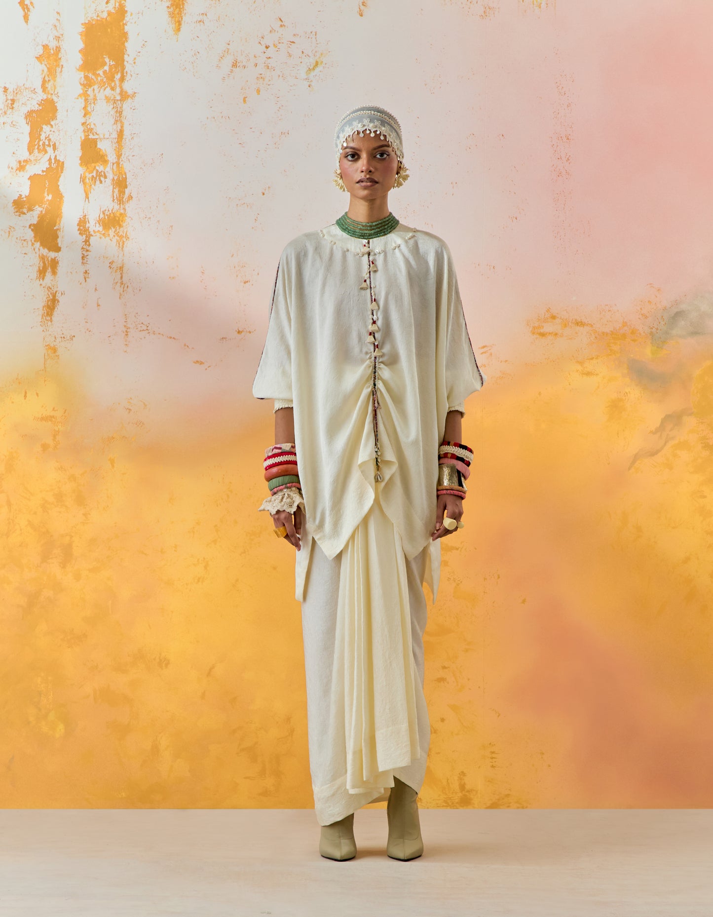 KURU TRAPEZE KURTA SET