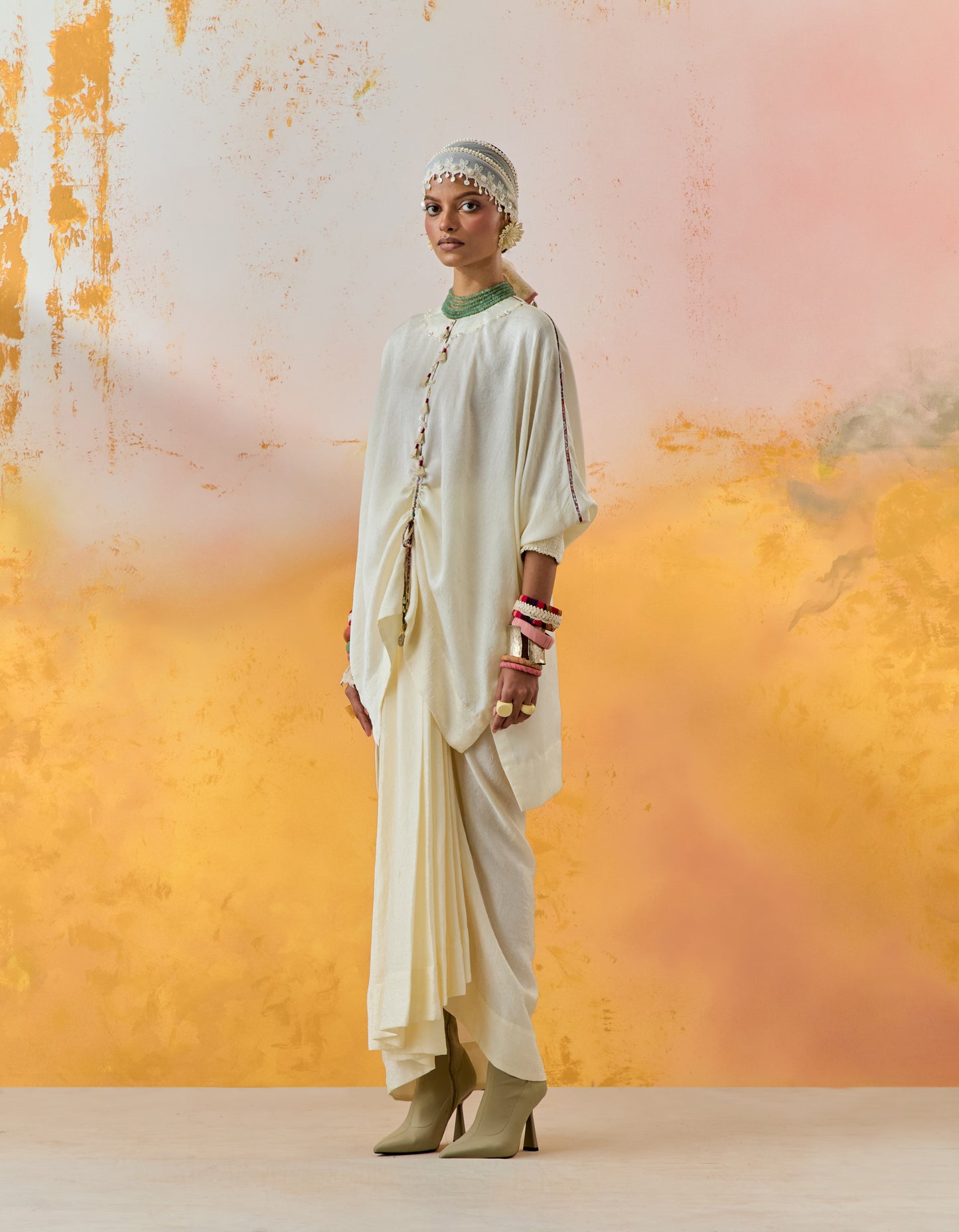 KURU TRAPEZE KURTA SET
