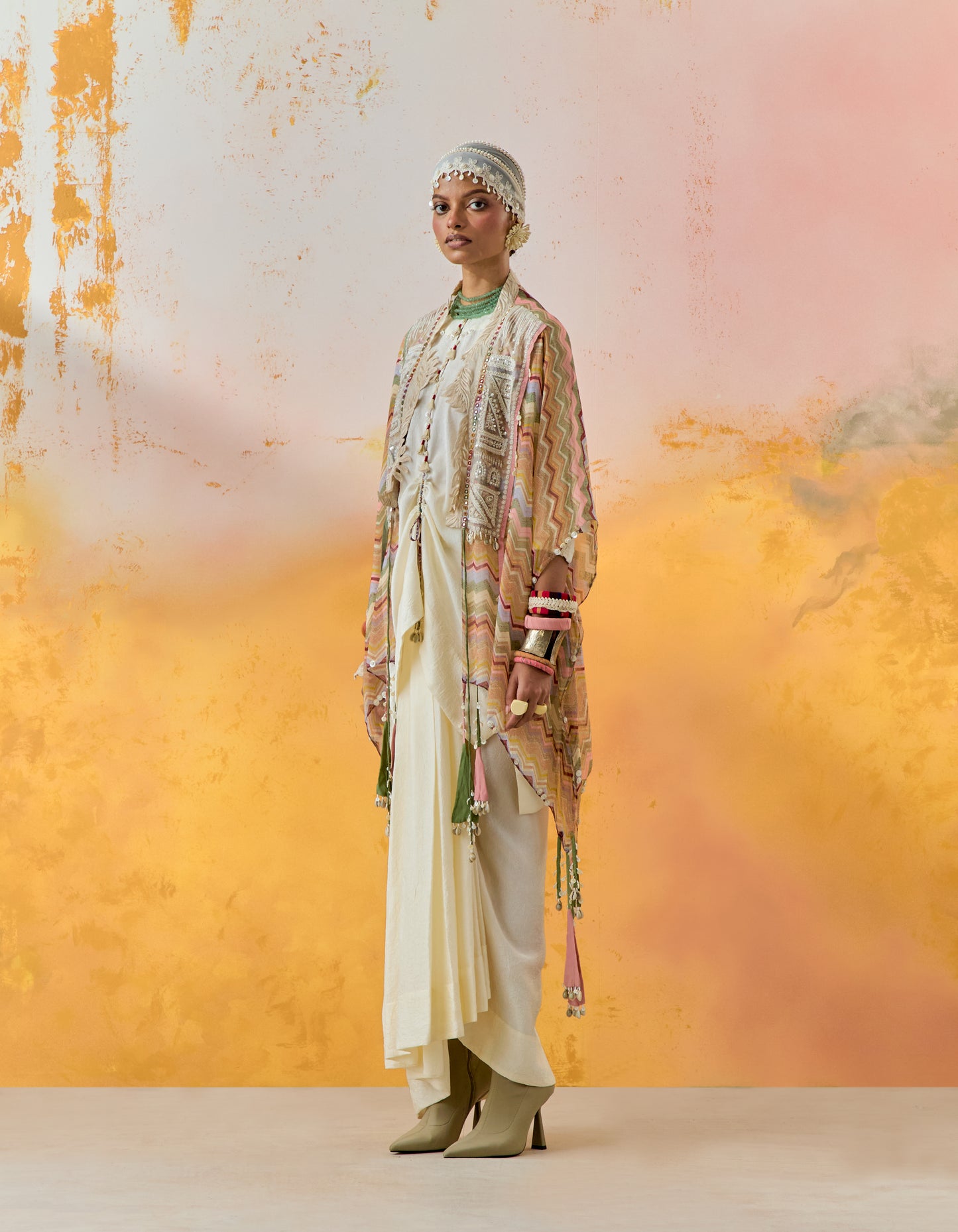 VENI DUPATTA JACKET SET